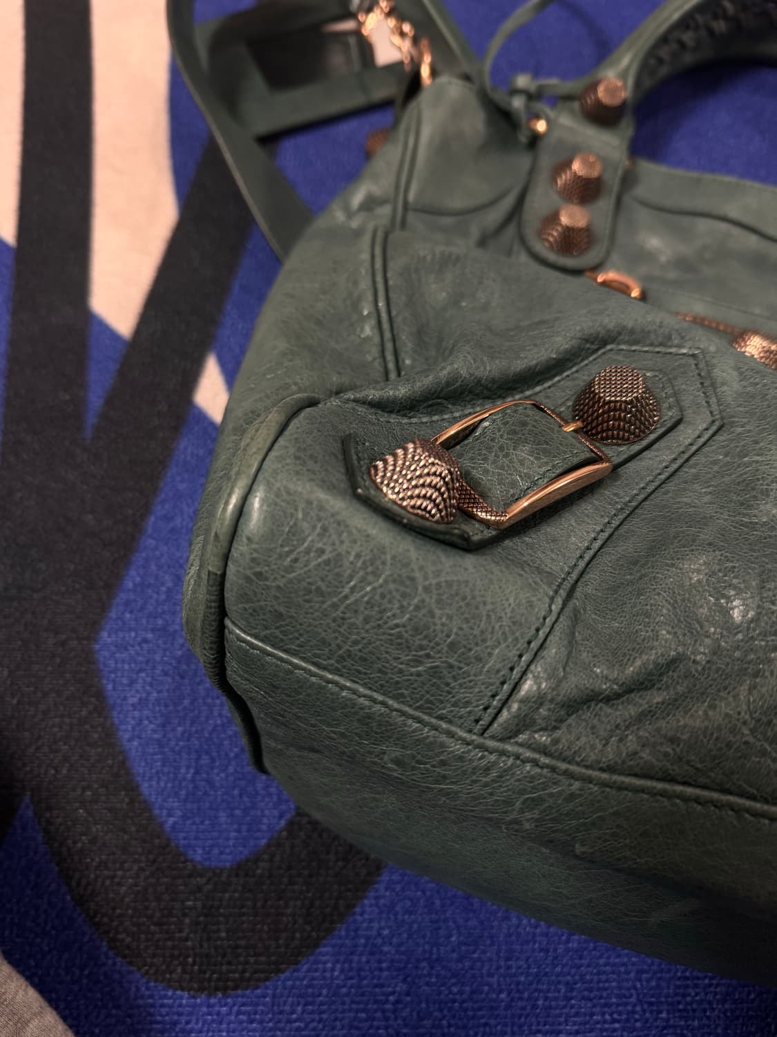 발렌시아가 빈티지 모터백 미듐 정품 상품이미지7