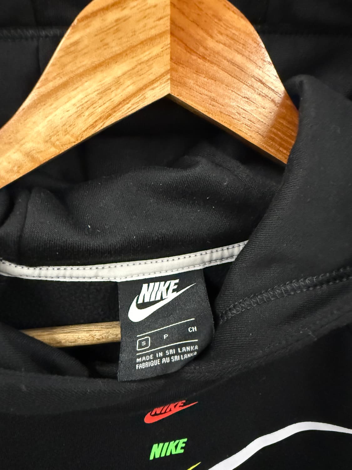 나이키 멀티 로고 스우시 크롭 후드티 S 상품이미지6