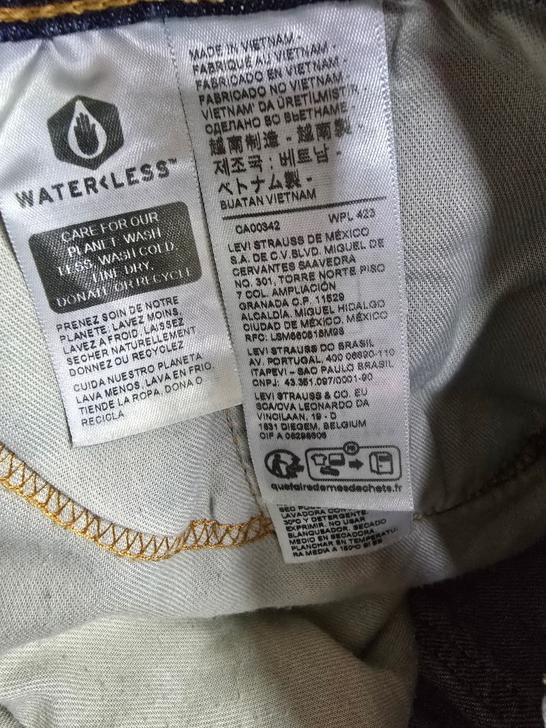 리바이스 502청바지 블루진 (1711) 상품이미지4