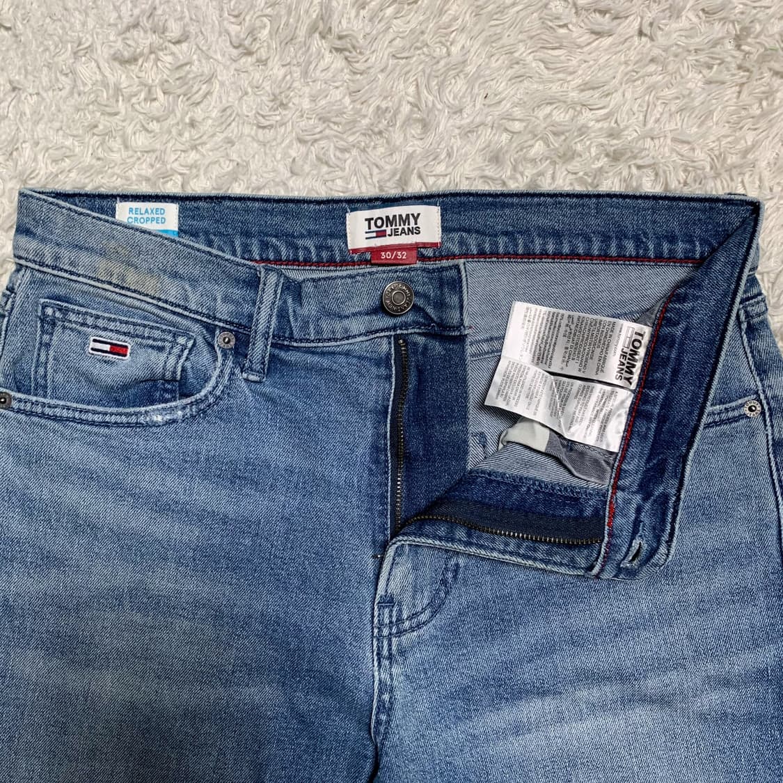 [31] 타미진스 릴렉스드 크롭 데님팬츠 상품이미지4