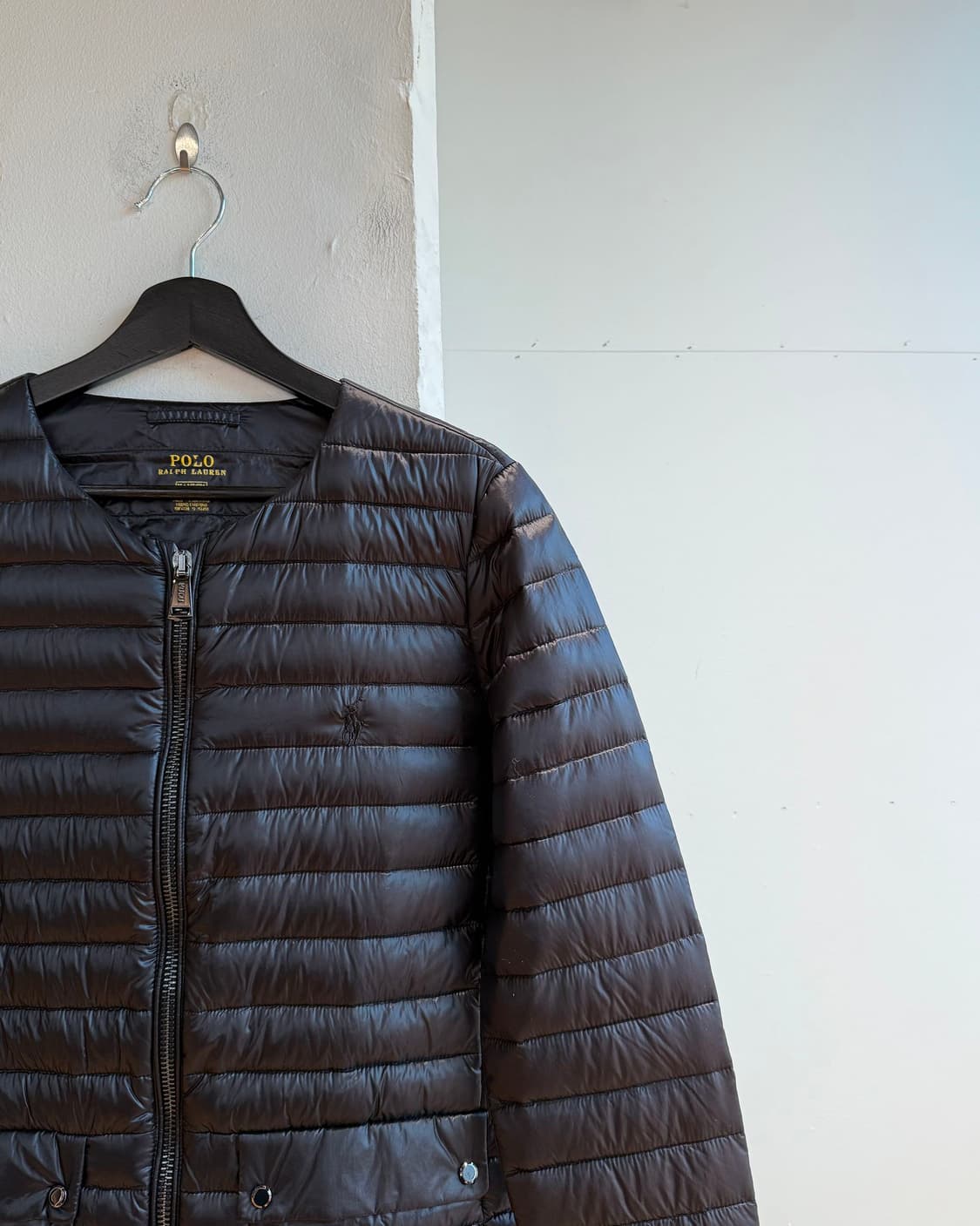 폴로 랄프로렌 블랙 덕다운 자켓  사이즈 M  상품이미지5