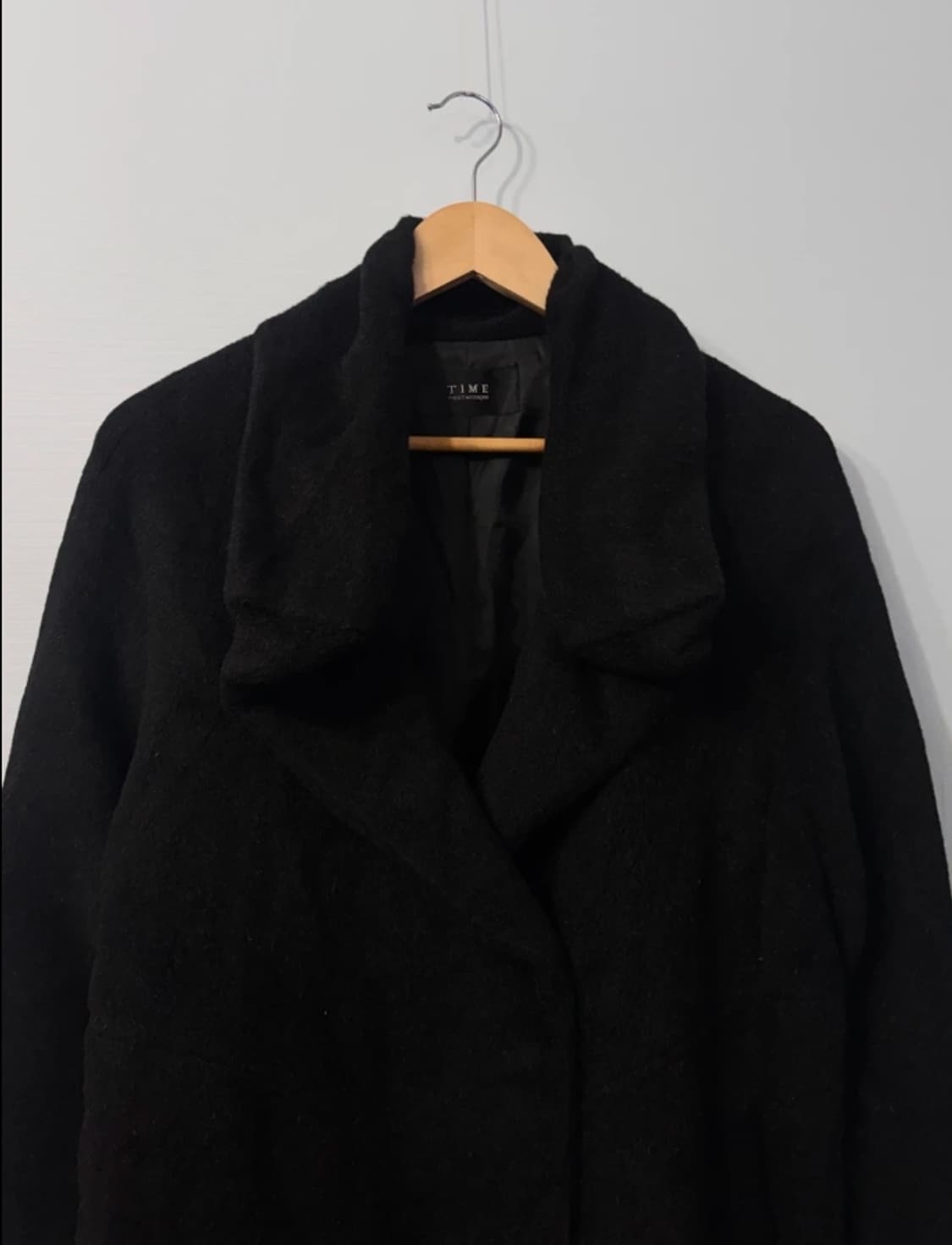 타임 TIME 타임 블랙 코트 ~55반 상품이미지2