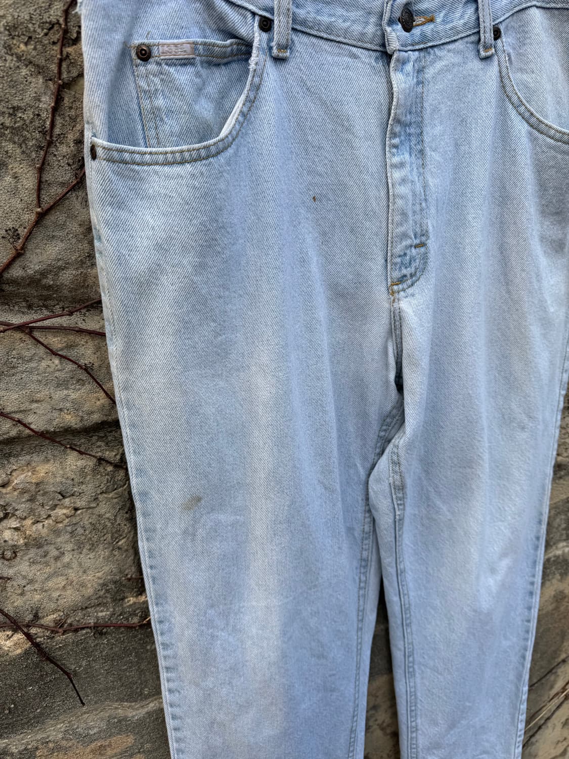 90s lee 빈티지 205 워싱 데님 팬츠 36 상품이미지5