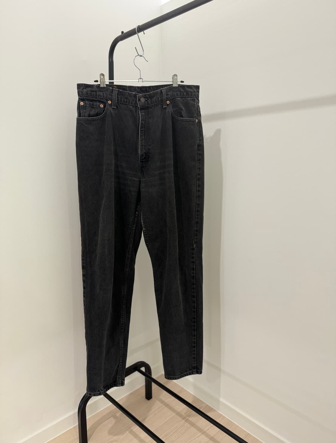 빈티지 리바이스 USA 90s 521 흑청데님 상품이미지2