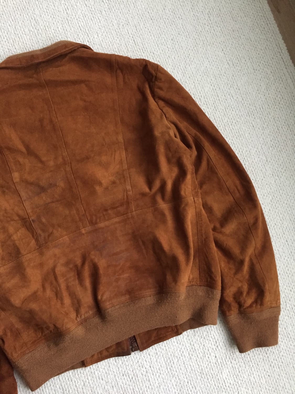 70’s 로커빌리 디어스킨 스웨이드 레더 자켓 상품이미지6