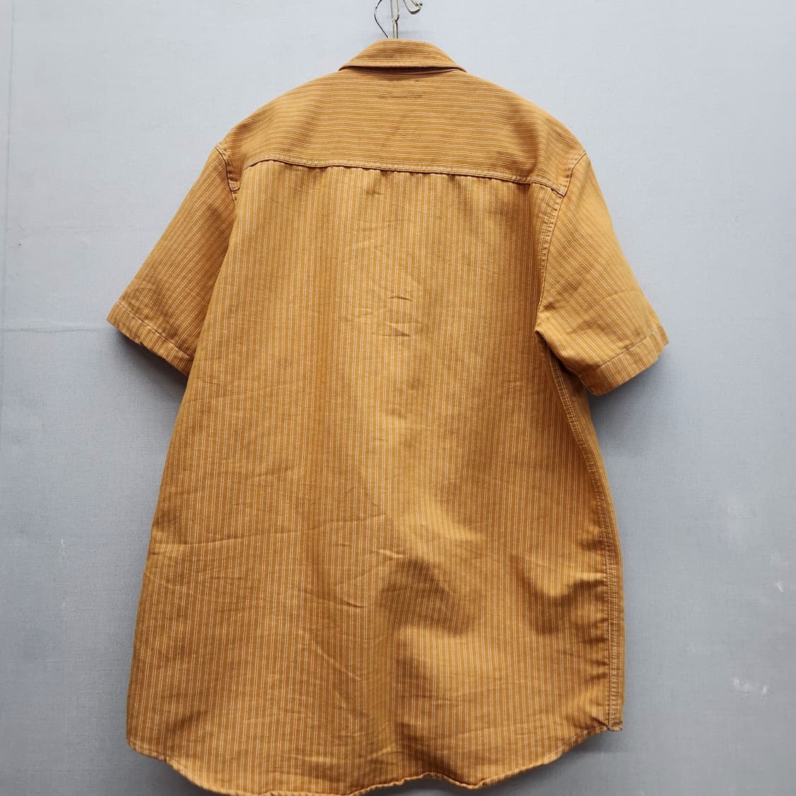 스몰버드 빈티지 스트라이프 워크셔츠 M(M) 남여공용 상품이미지5