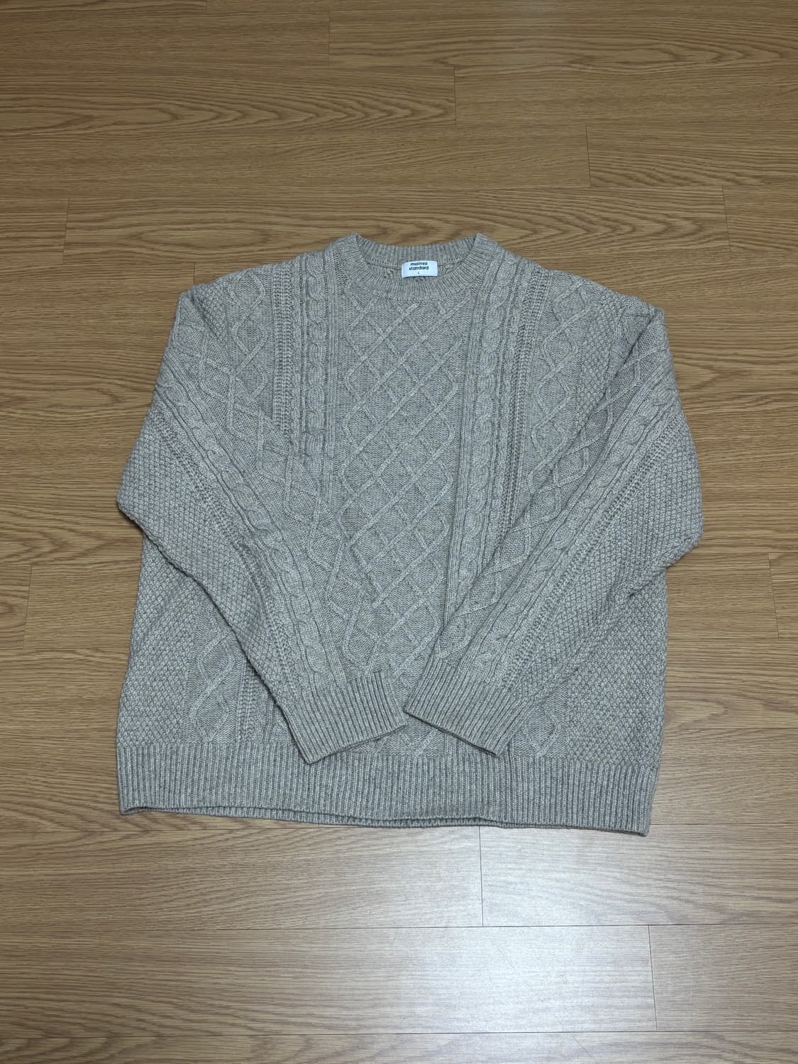 무탠다드 피셔맨 케이블 니트 L 상품이미지1