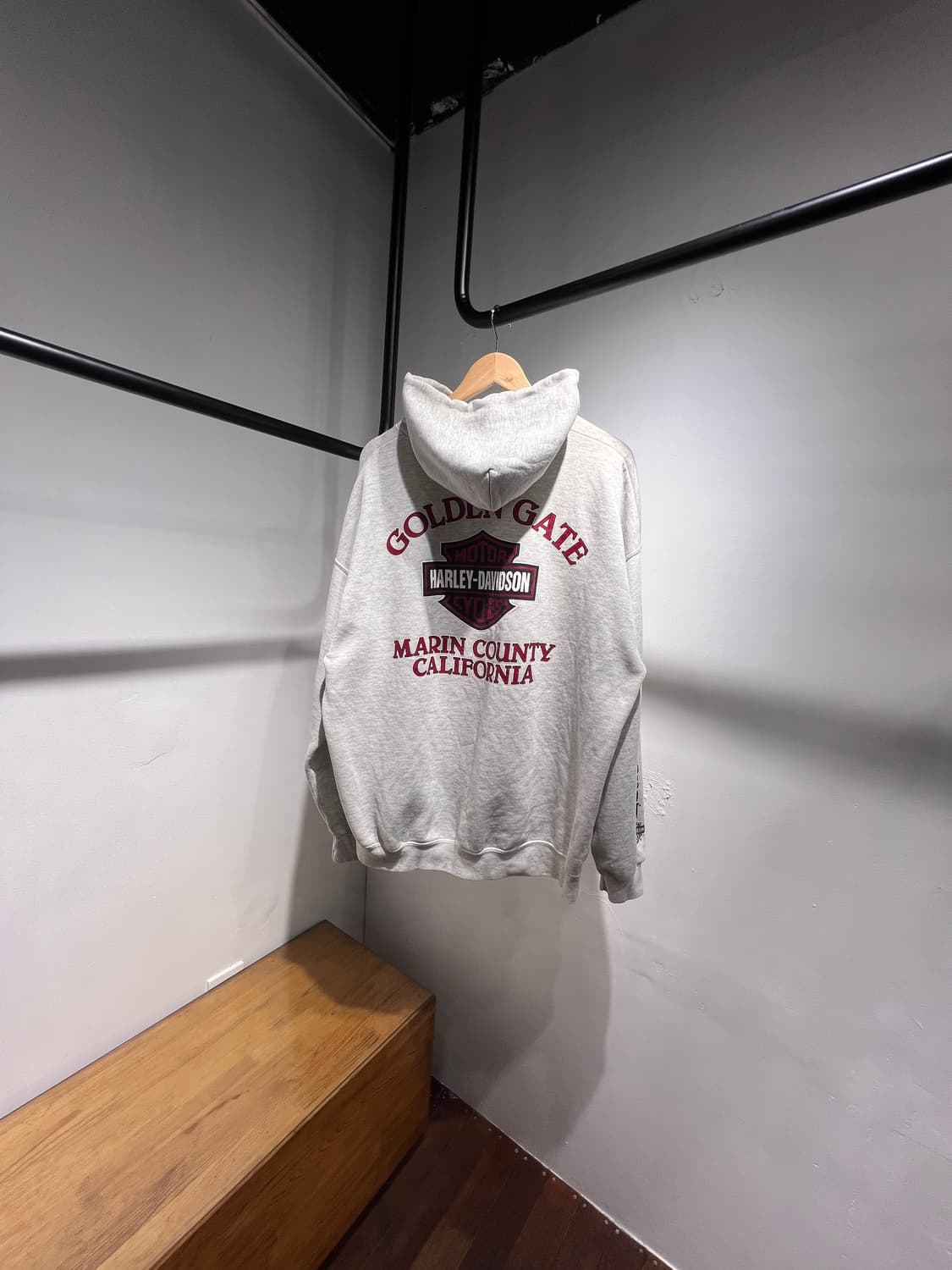 90‘s LEE USA BODY 할리데이비슨 후디  상품이미지2