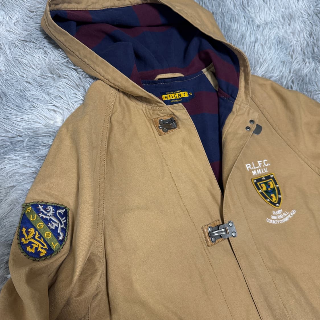 폴로랄프로렌 럭비 롱코트 야상자켓 S사이즈 상품이미지2