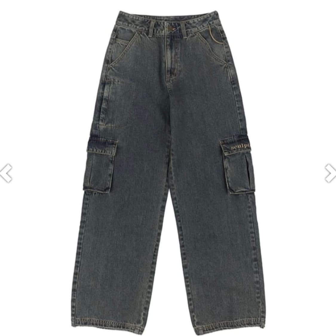 스컬프터 / acid cargo jogger pants / 브라운 / s 상품이미지1