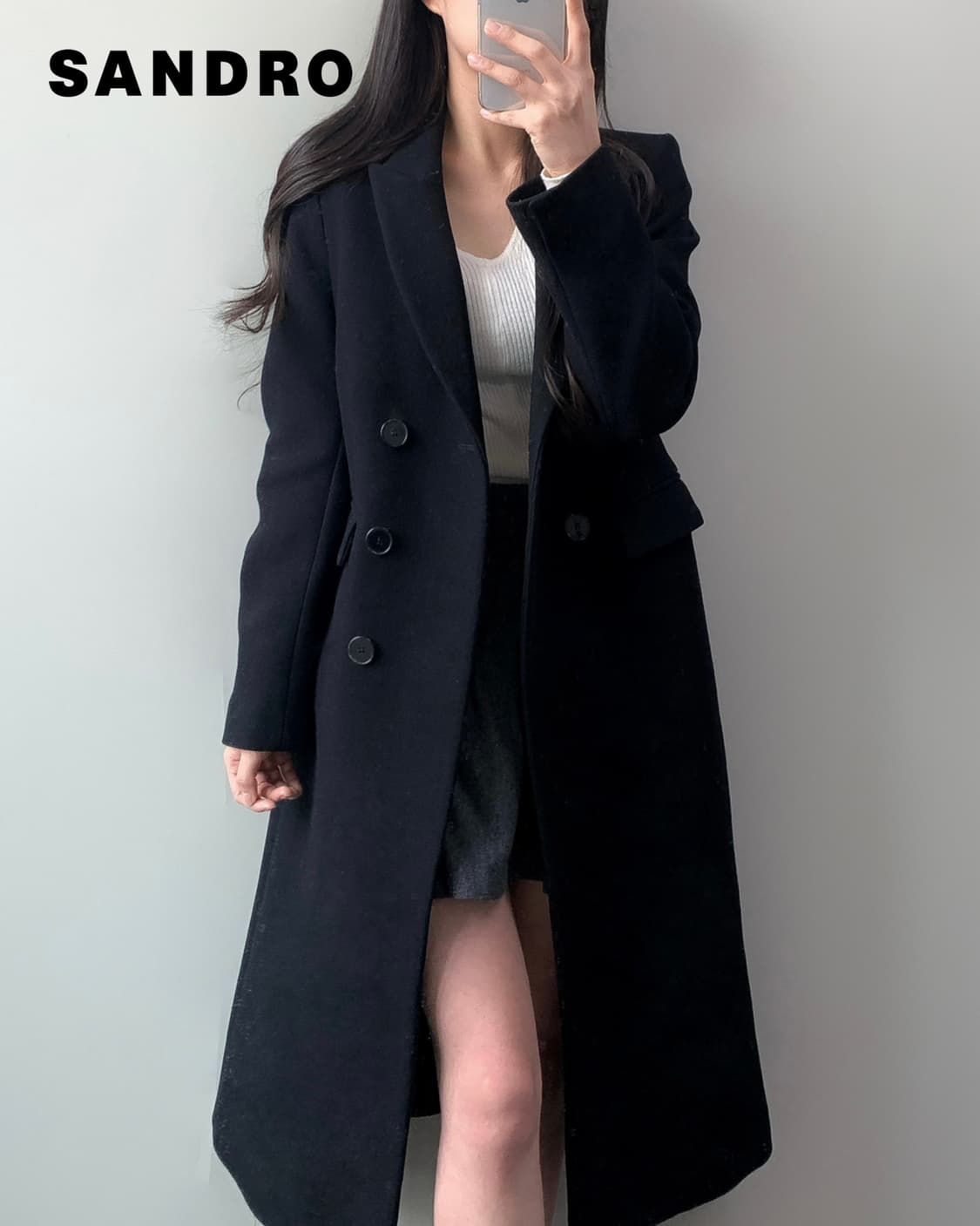 산드로 롱코트  상품이미지3