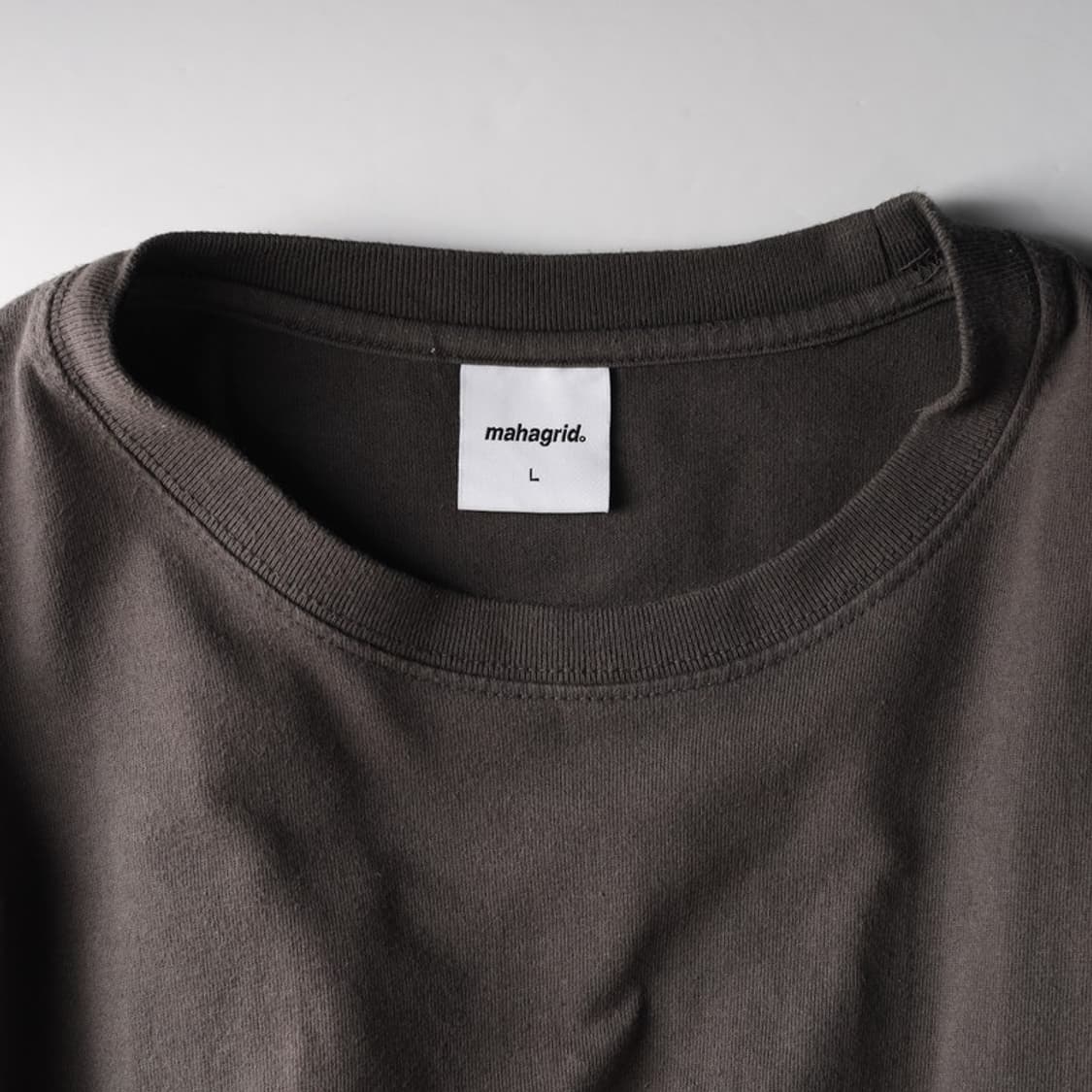 마하그리드 전면 로고 브라운 반팔티 L 상품이미지5