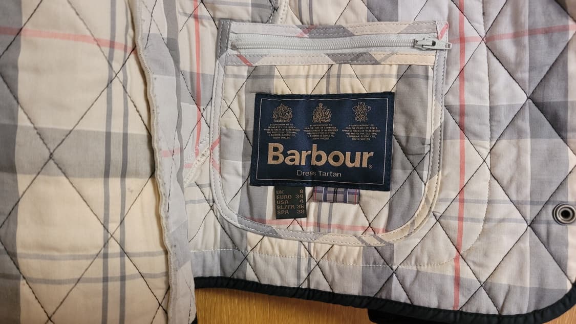 BARBOUR 바버 | 여성 네이비 Annandale 퀼팅 자켓 상품이미지6