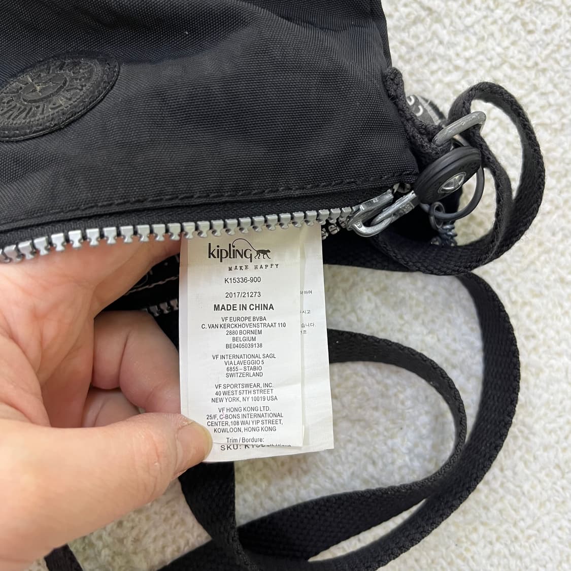 실측확인 키플링 미니 크로스백 0406M 상품이미지3