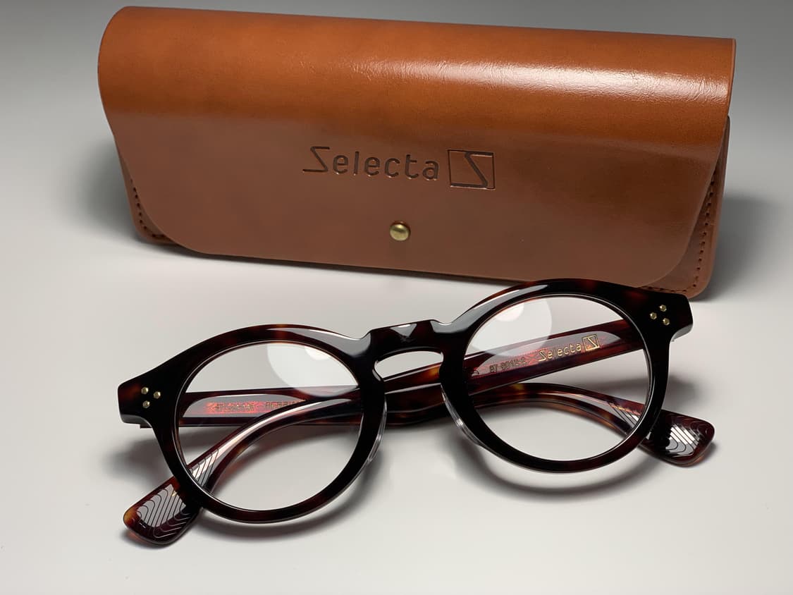 새상품 셀렉타 페리앙 일본 빈티지 복각 뿔테 안경 하바나 0064 상품이미지2