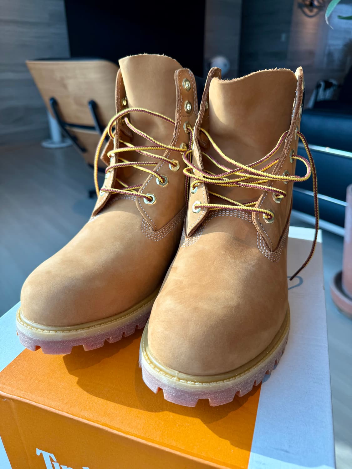 팀버랜드 6인치 워터프루프 부츠 위트 누벅 와이드 280 상품이미지4