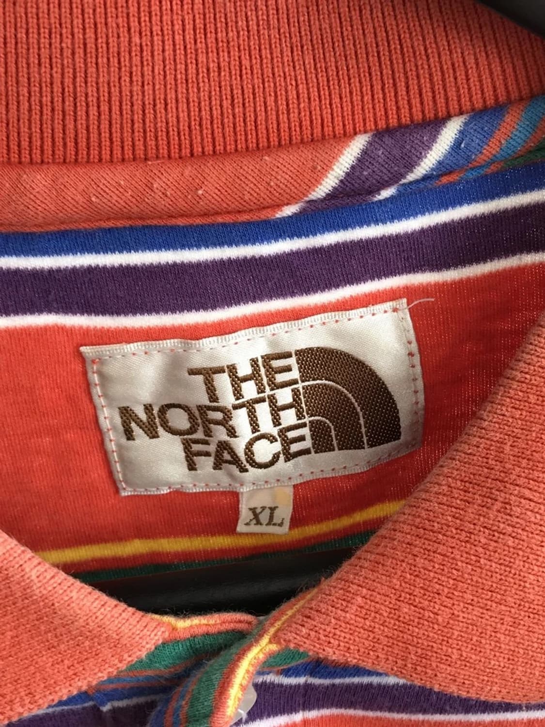 The North Face Stripe Polo Shirt Orange 상품이미지7