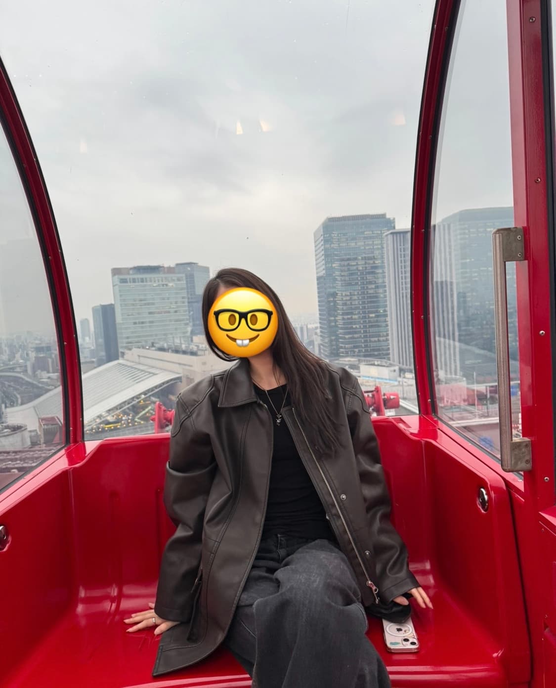 버뮬라 PATCH OVERFIT LEATHER JACKET (BROWN) 상품이미지5