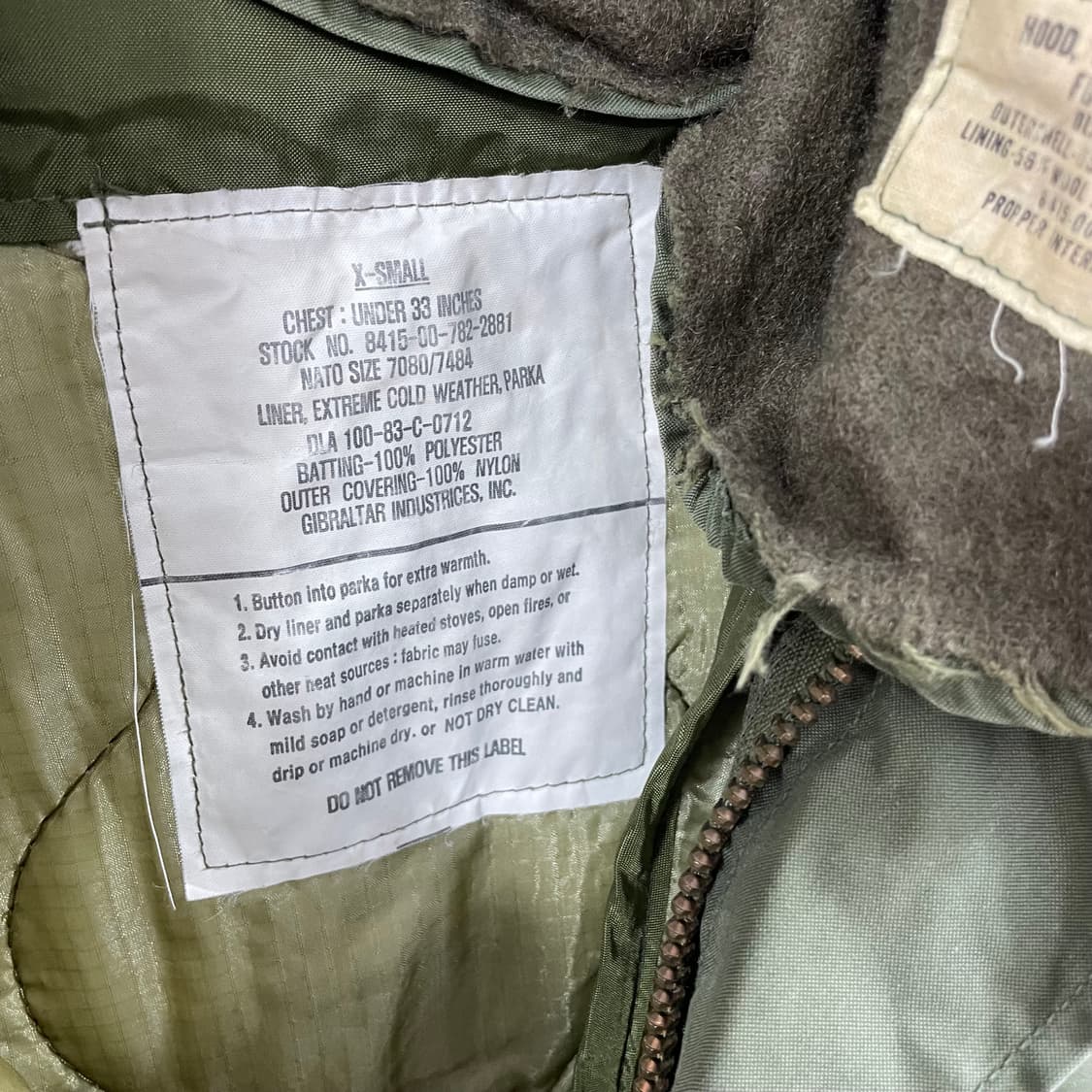 M51 피쉬테일 개파카 야상 (내피 모자 풀구성) 상품이미지7