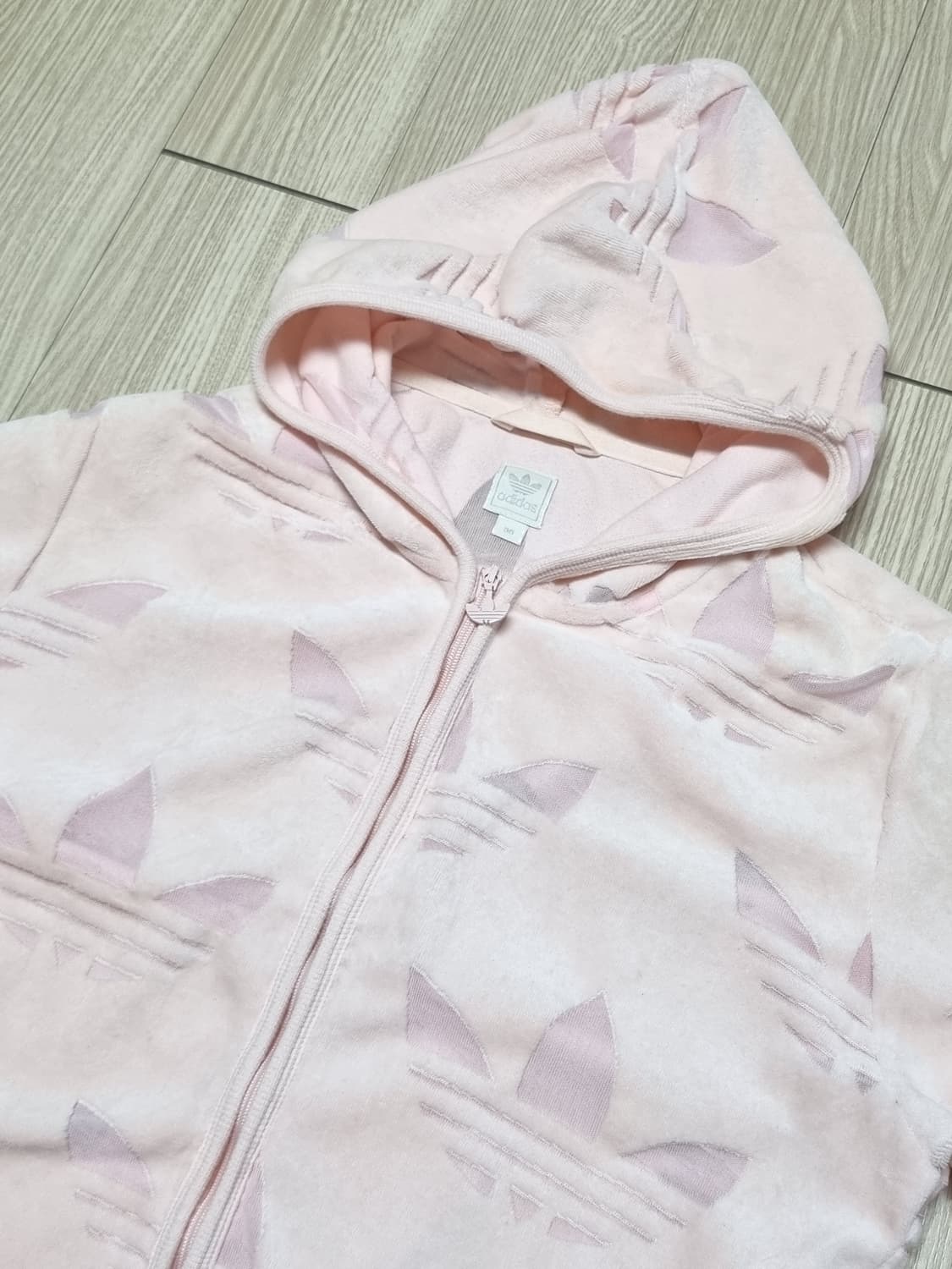 빈티지 시스루 아디다스 테리 후드 집업  상품이미지1