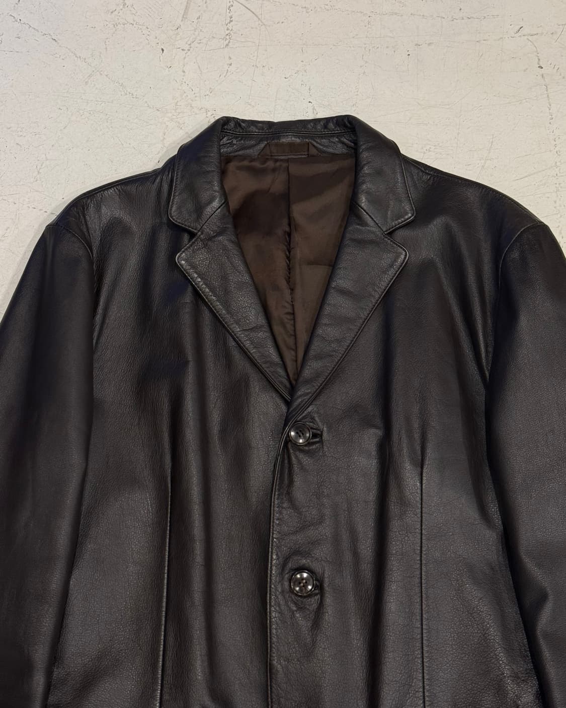 Jpn jun men Brown cowhide blazer 상품이미지2