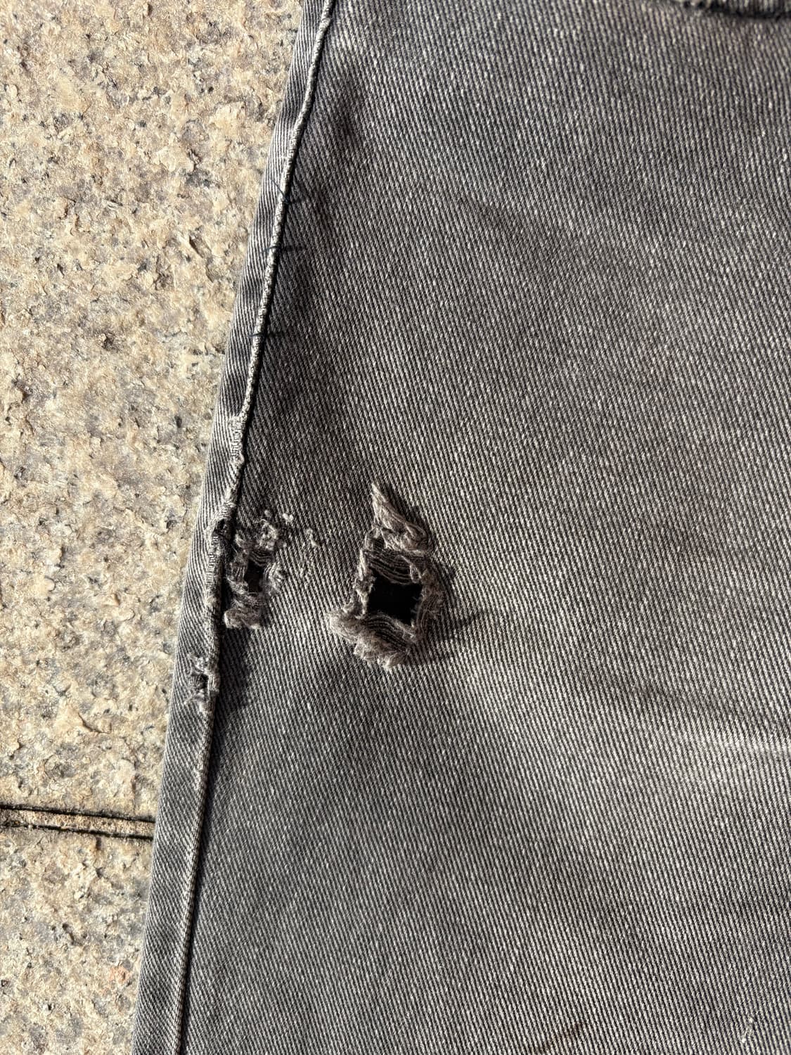 90s 리바이스 501 블랙 흑청 데님 팬츠 상품이미지3