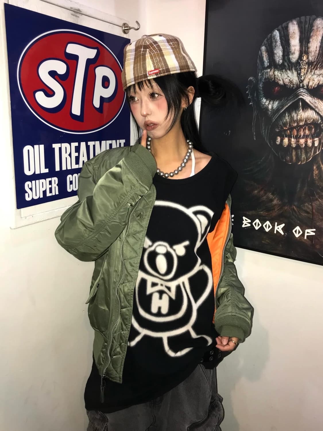 Hysteric Glamour Fxxk Bear Printing Tee 상품이미지1