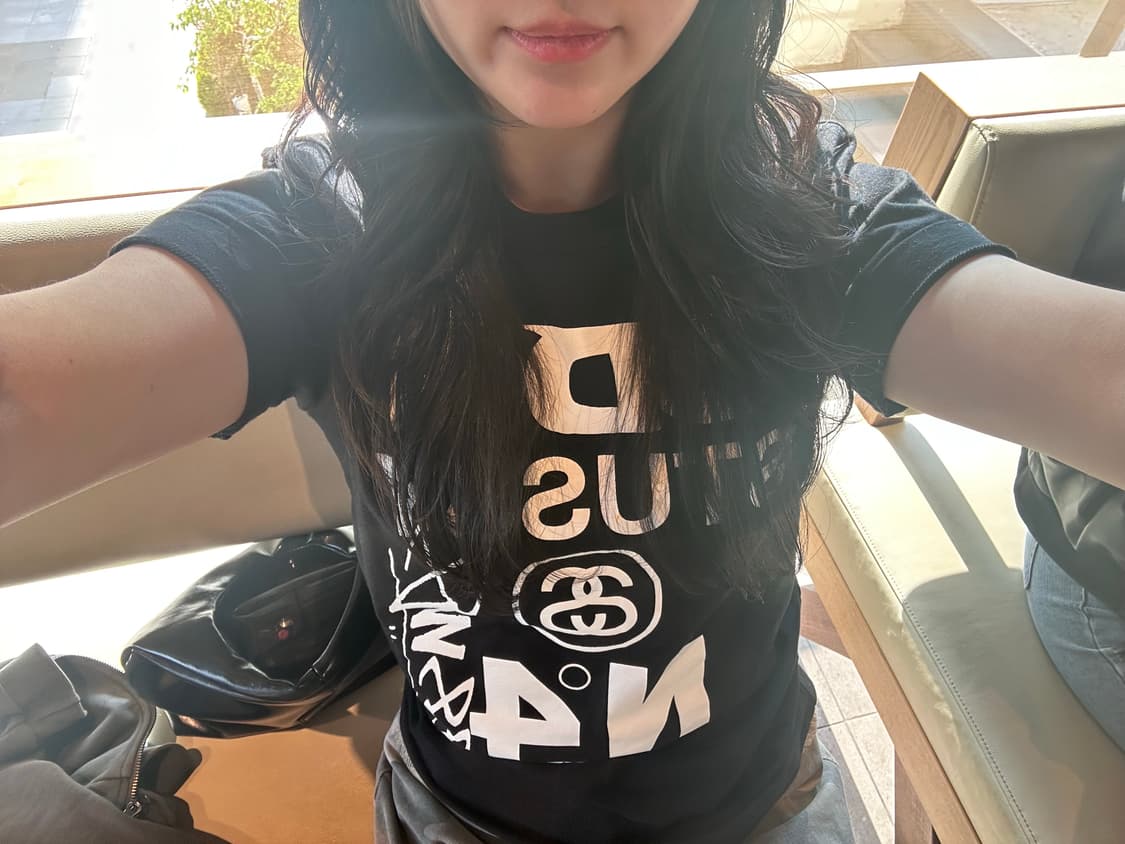 Stussy+CDG 콜라보 티셔츠 상품이미지2