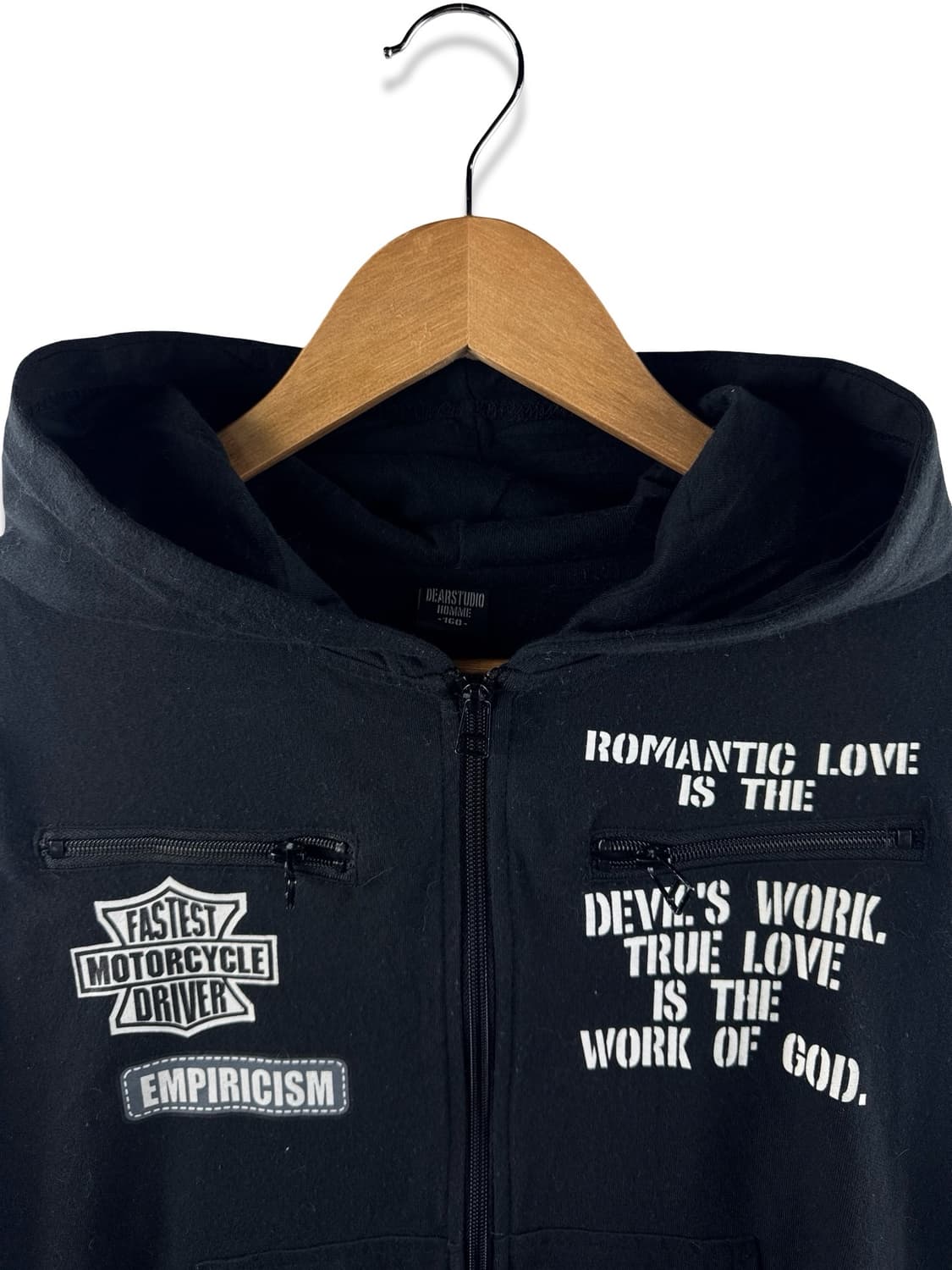 JPN 펑크 Y2K 스컬 후드집업1897 상품이미지4