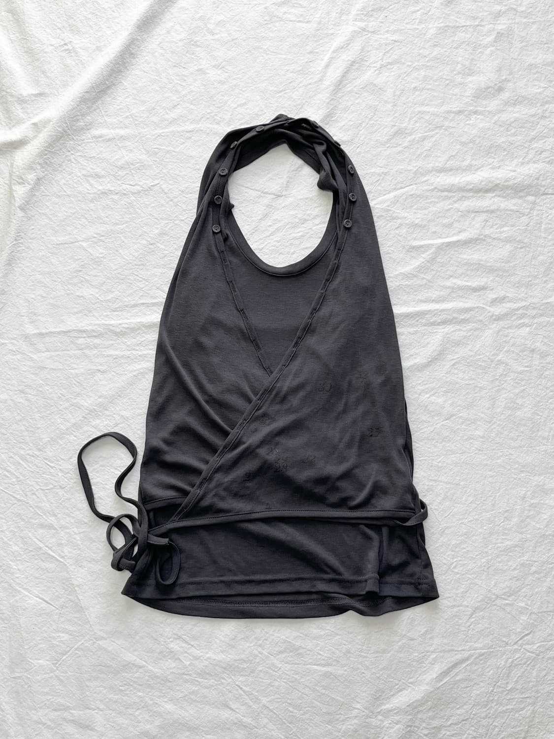 [S] 울리카상투스 홀터 랩 슬리브리스 상품이미지7