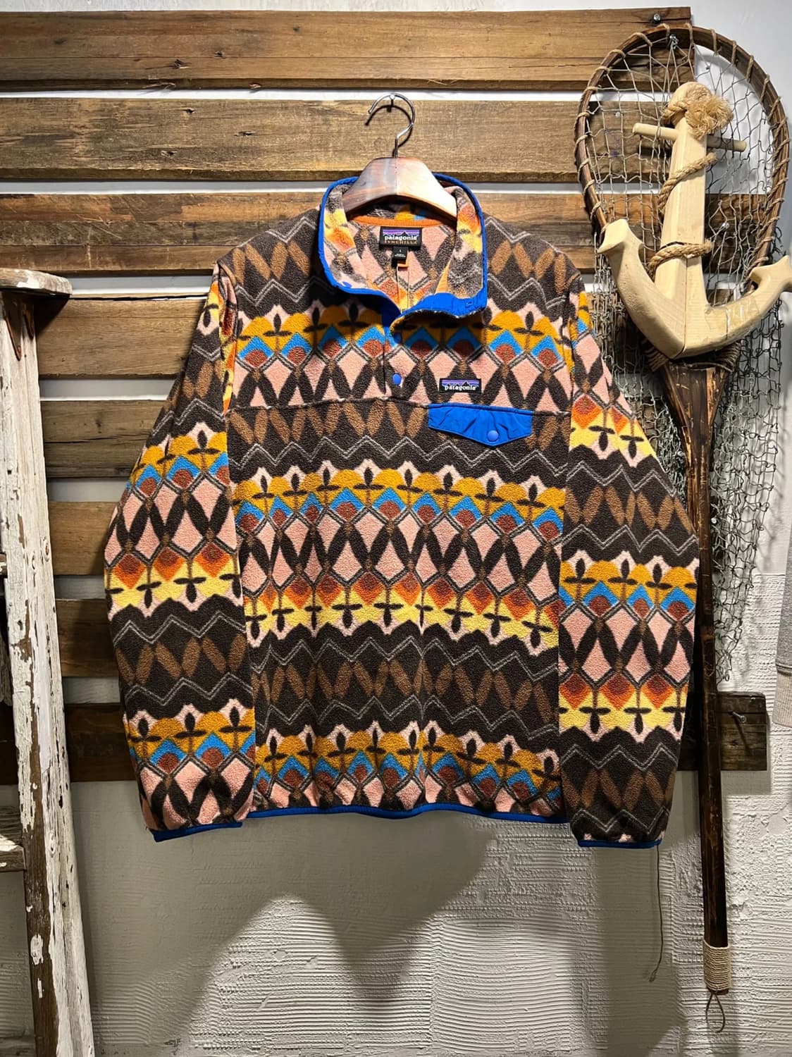 [L]파타고니아 신칠라 네이티브 패턴 아노락 플리스 상품이미지1