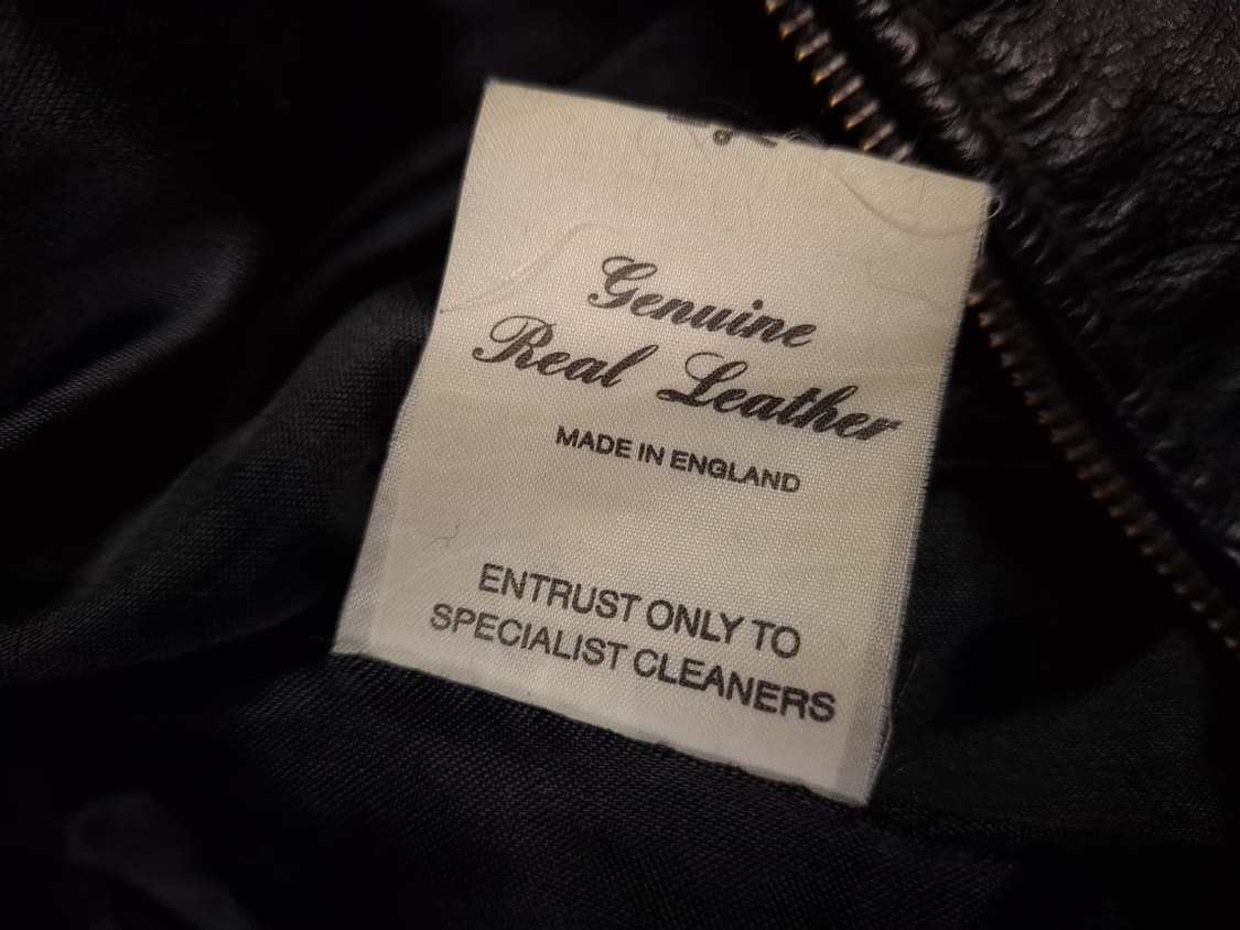 오리지날 80's 영국제조 베네통포뮬라 리얼레더 MA-1 항공자켓 상품이미지6