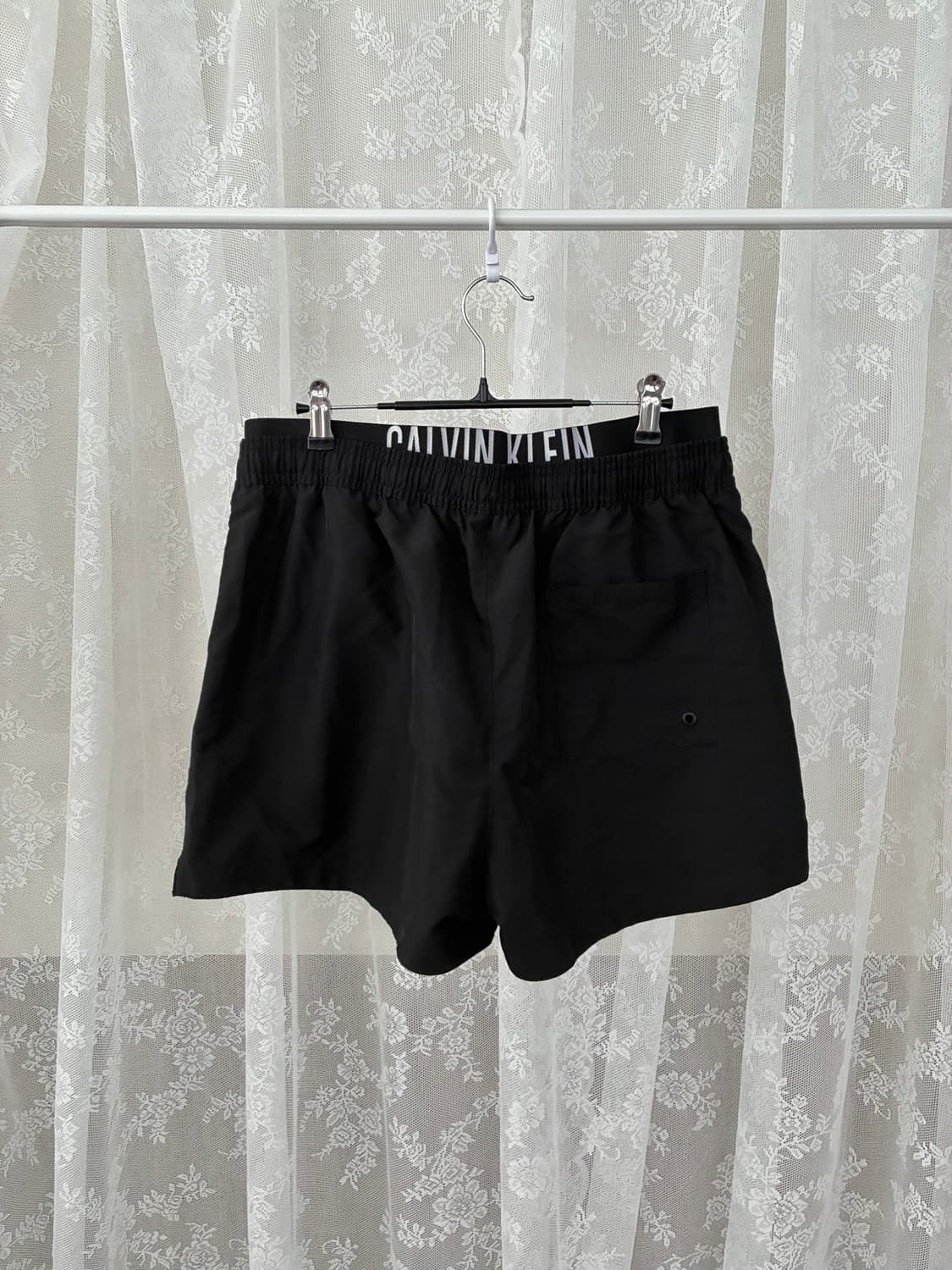 L) 캘빈클라인 스윔쇼츠 반바지 블랙 상품이미지2