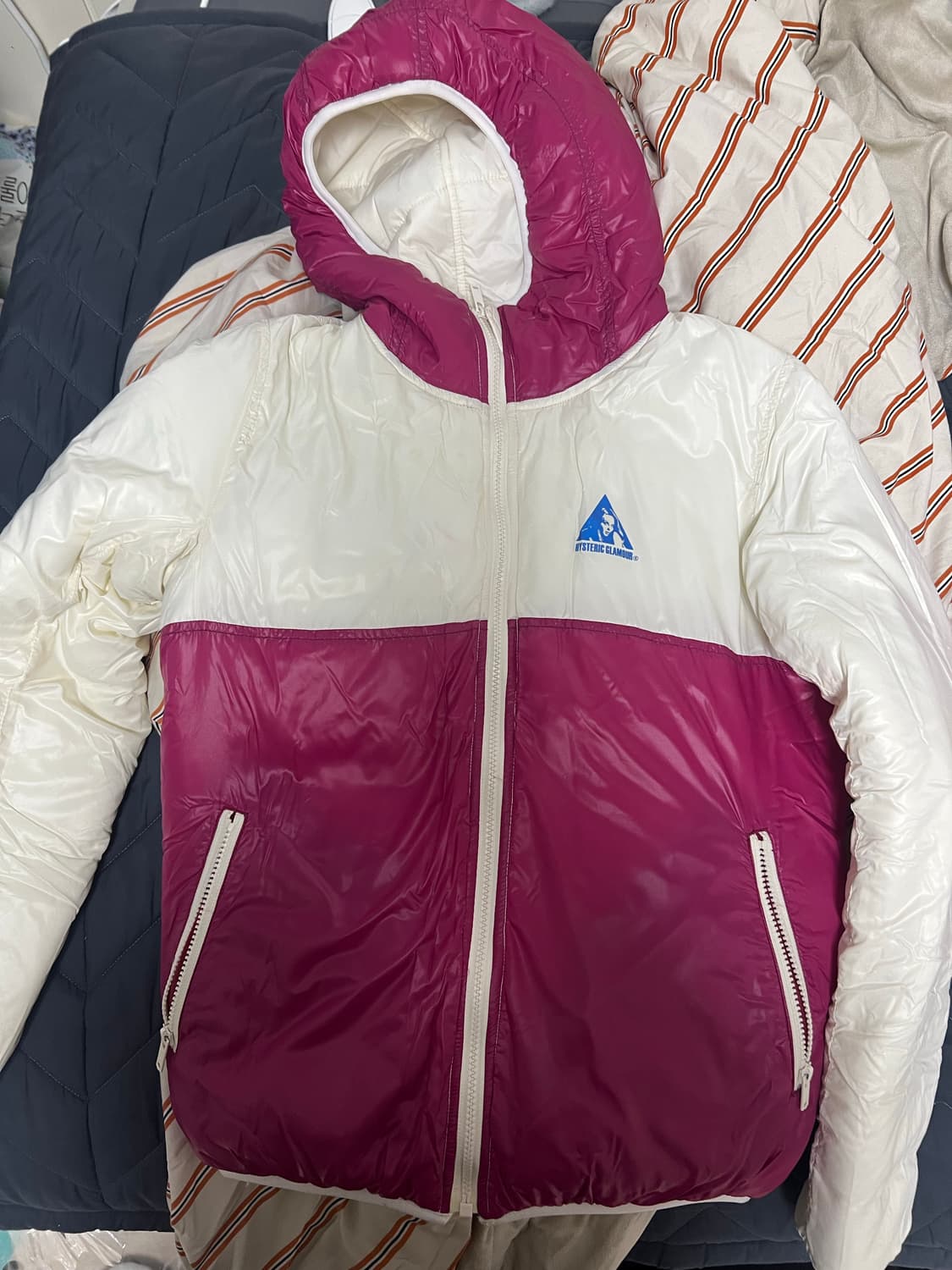 히스테릭 글래머 리버시블 패딩 판매합니당 상품이미지1