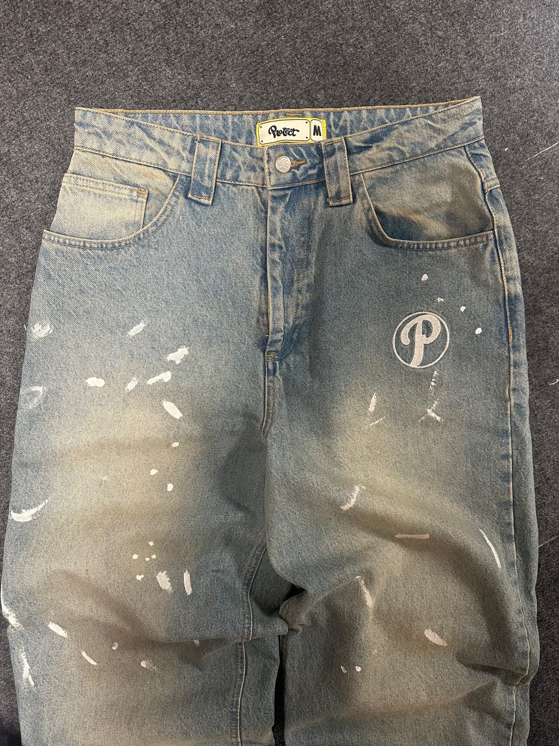 Protect.ldn 페인팅 데님팬츠 상품이미지2