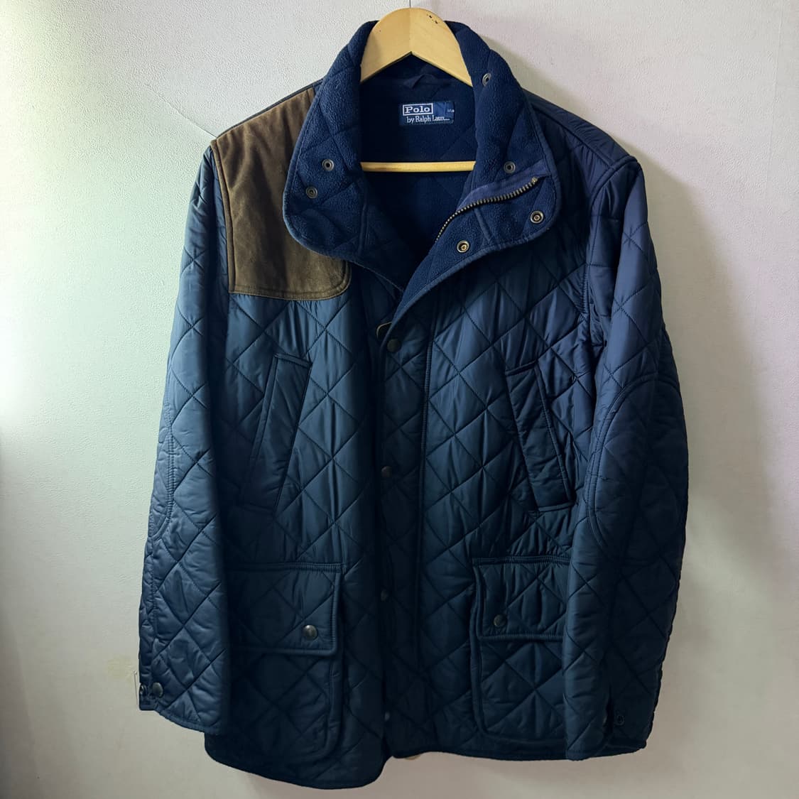 폴로 랄프로렌 네이비 퀄팅 기모 자켓 L(100-105) 상품이미지6
