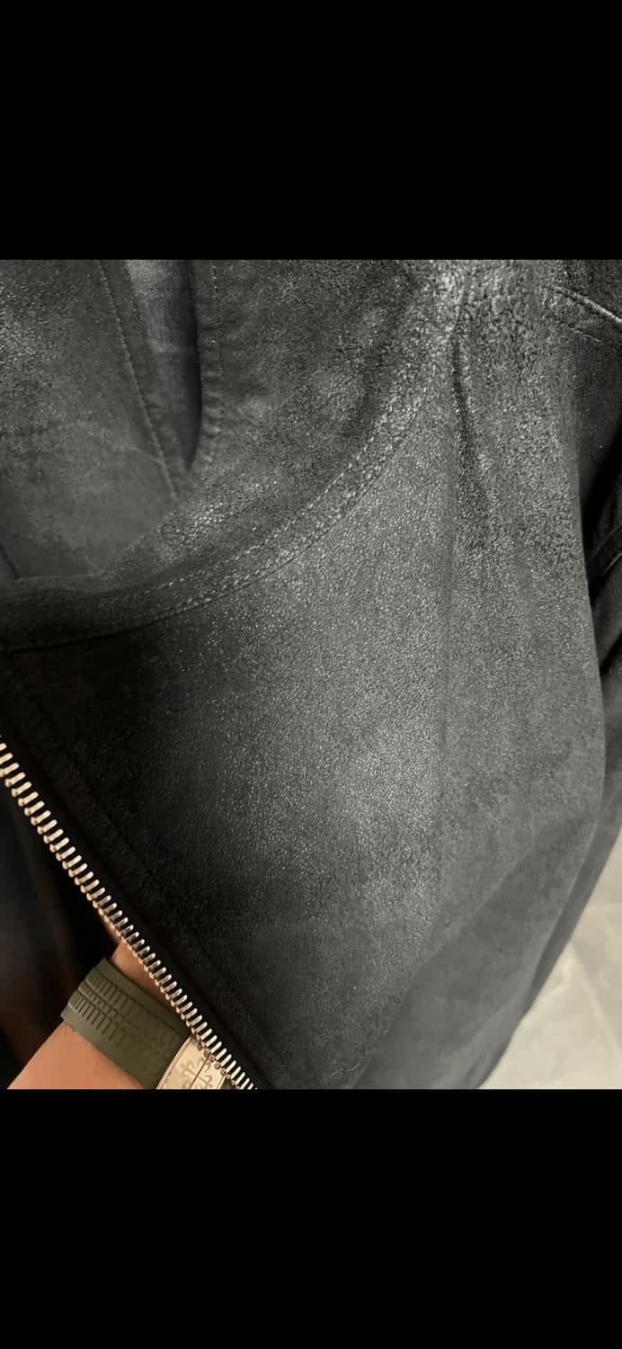 릭 오웬스 바우하우스 레더 자켓 52 사이즈 lb 가죽 상품이미지4