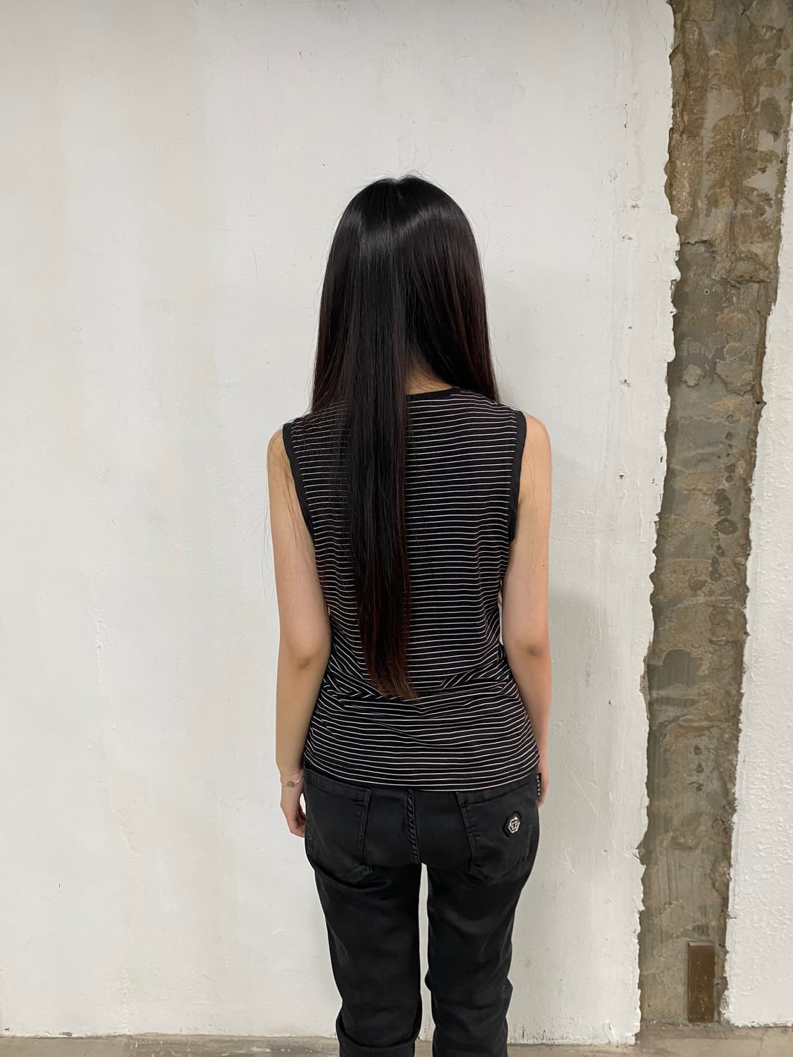 돌체앤가바나 디스트레스드 하트 슬리브리스 상품이미지3