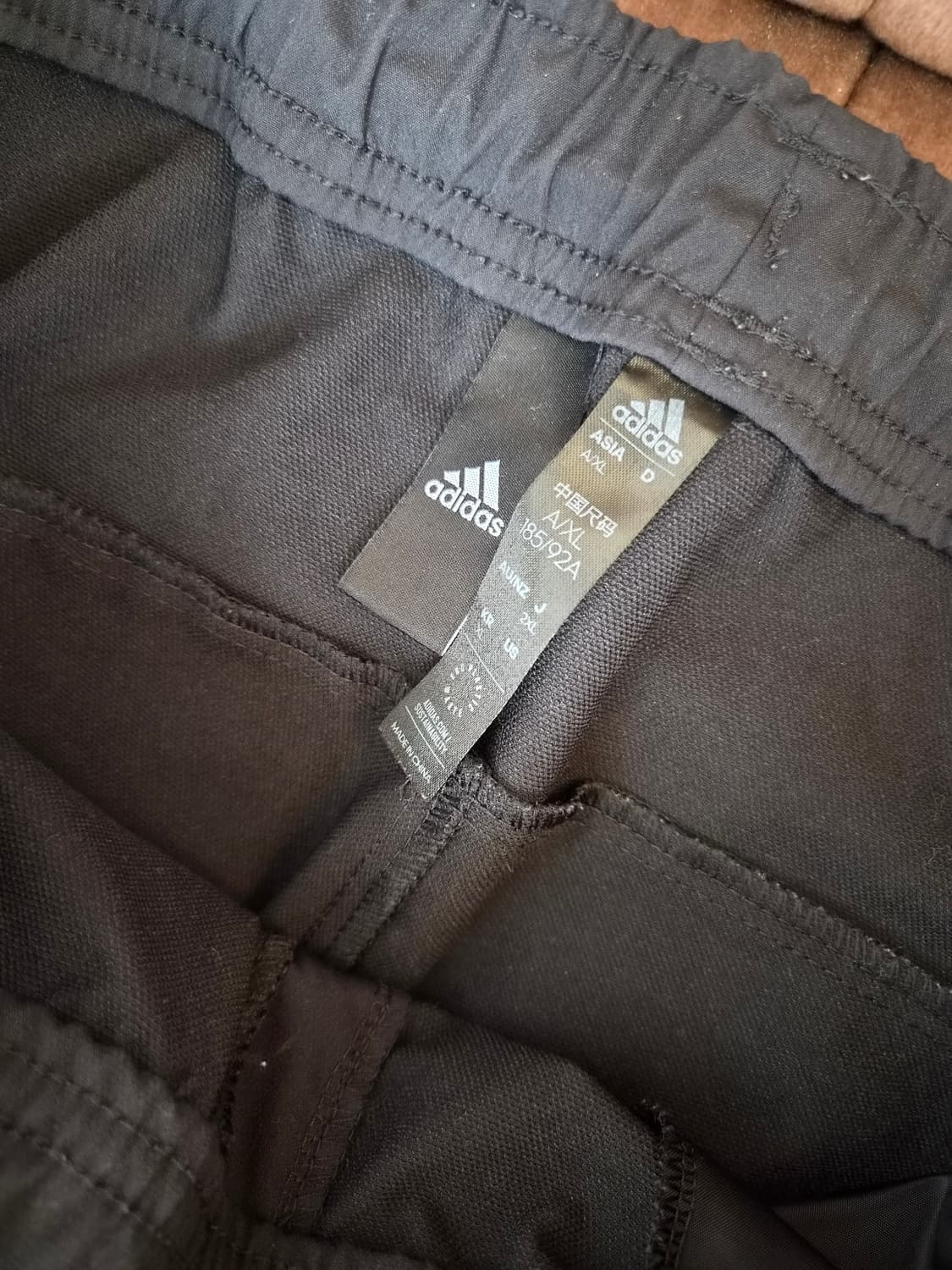 아디다스 남성  블랙밴딩트랙팬츠 XL사이즈 상품이미지7