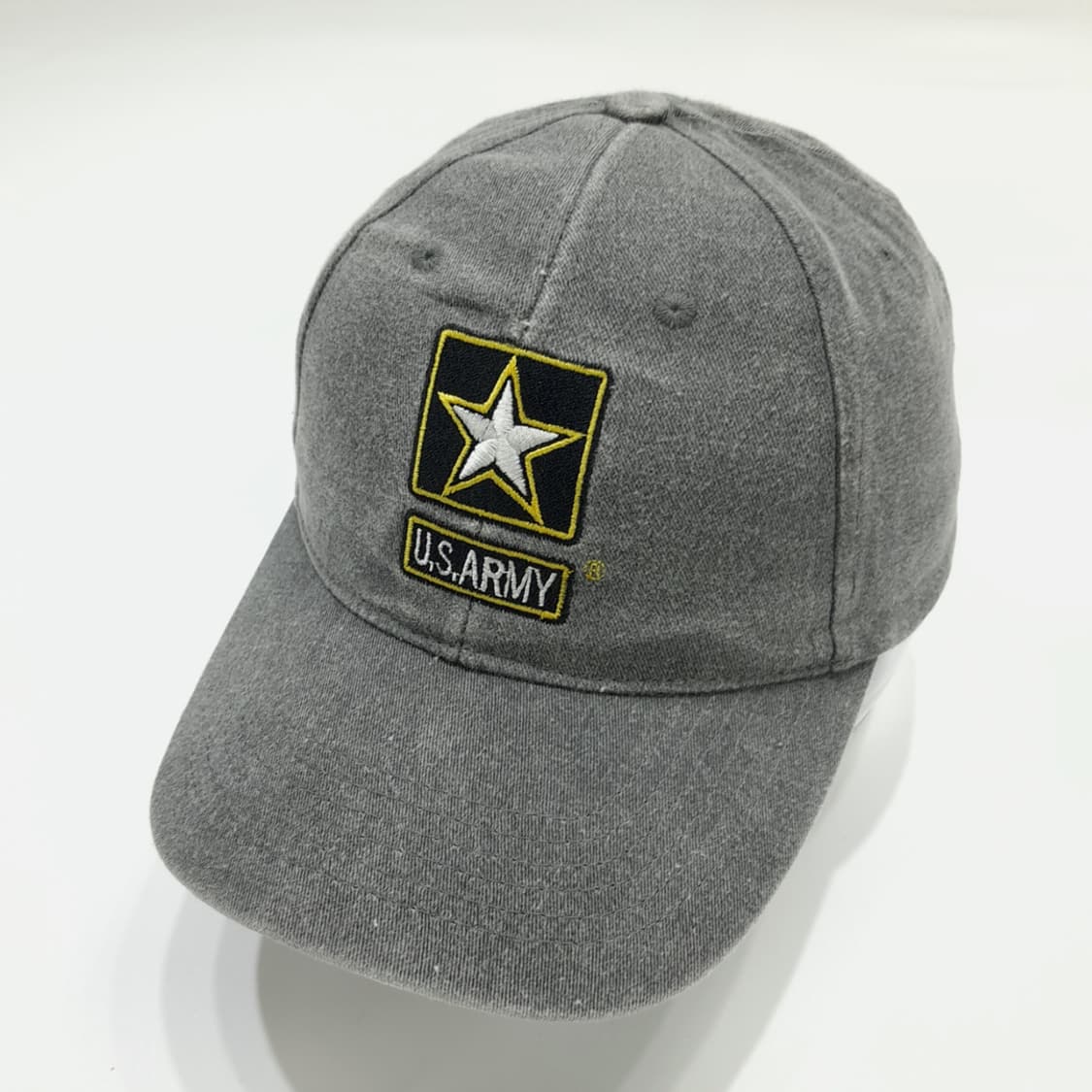 CJ260 US ARMY 00s 워싱 그레이 볼캡 모자 상품이미지2