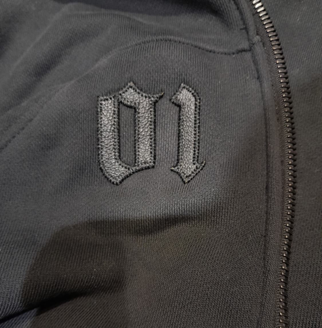 💥블랙아웃 빈티지워싱 그라데이션 집업 후드 (블랙) 상품이미지6