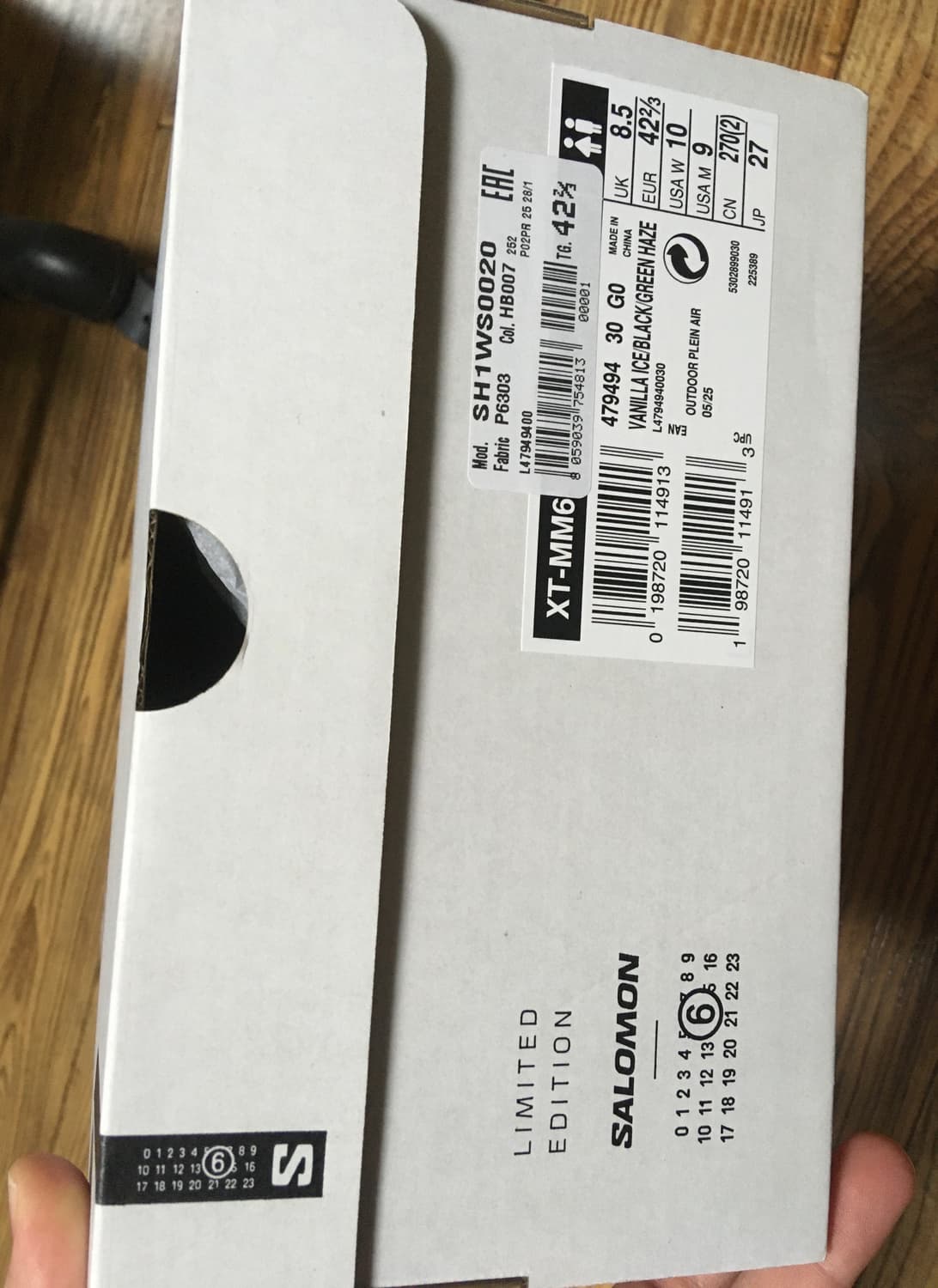 (270)살로몬 MM6 XT 바닐라 아이스 블랙 판매합니다 상품이미지9