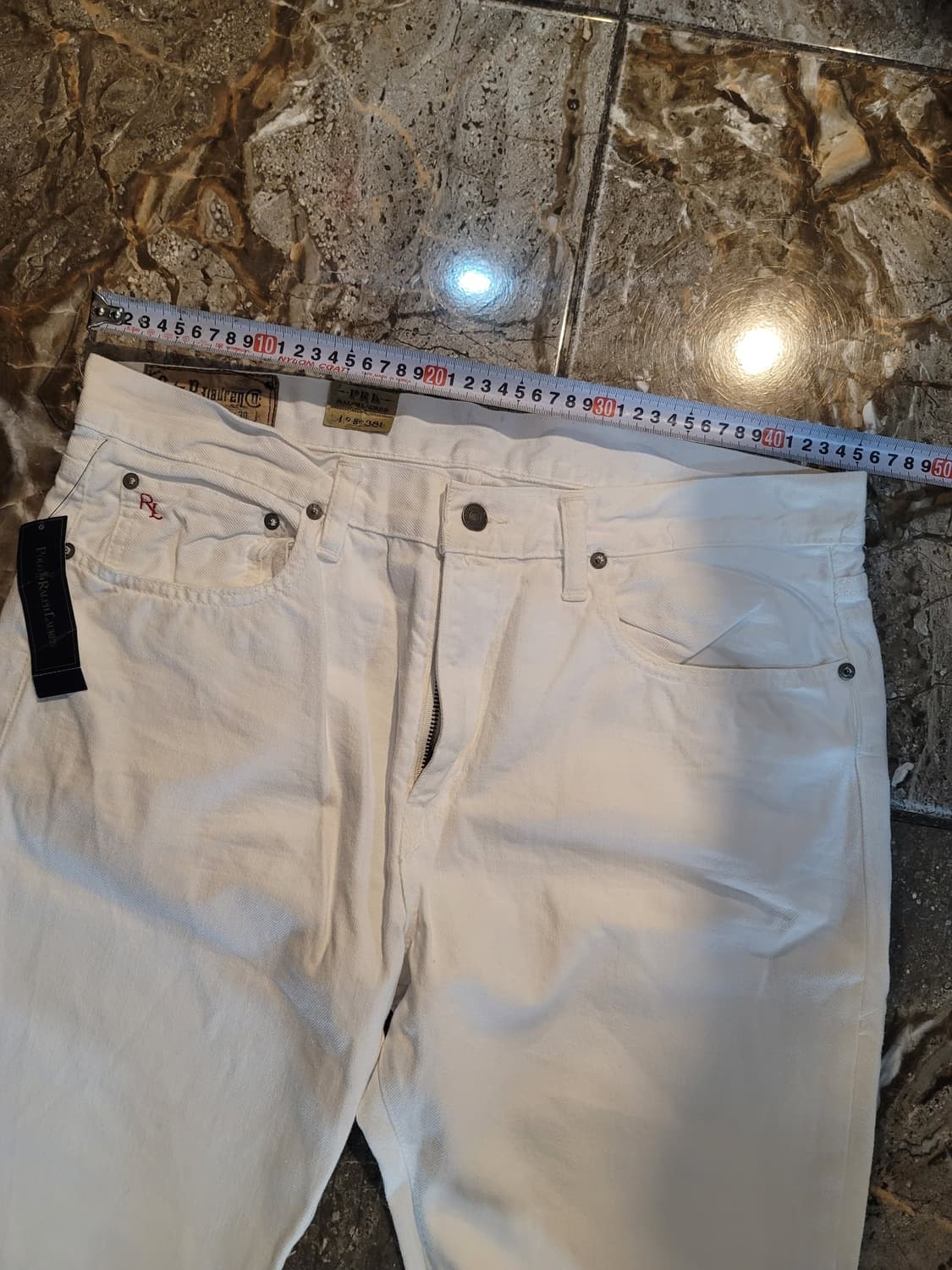 폴로 랄프로렌 화이트 데님 팬츠 상품이미지6