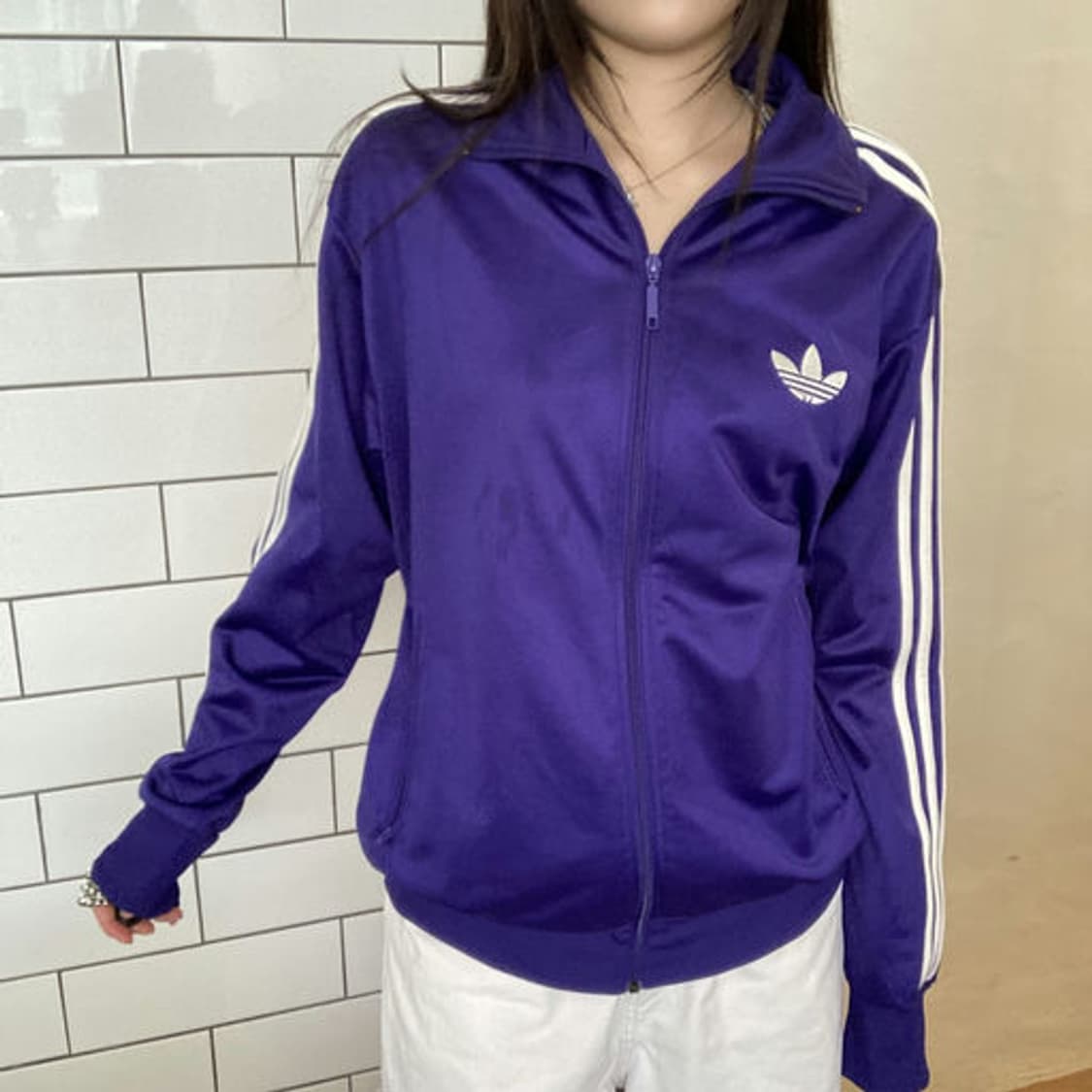 아디다스(Adidas) 유로파 시그니처 3-스트라이프 트랙탑 져지 집업 상품이미지8