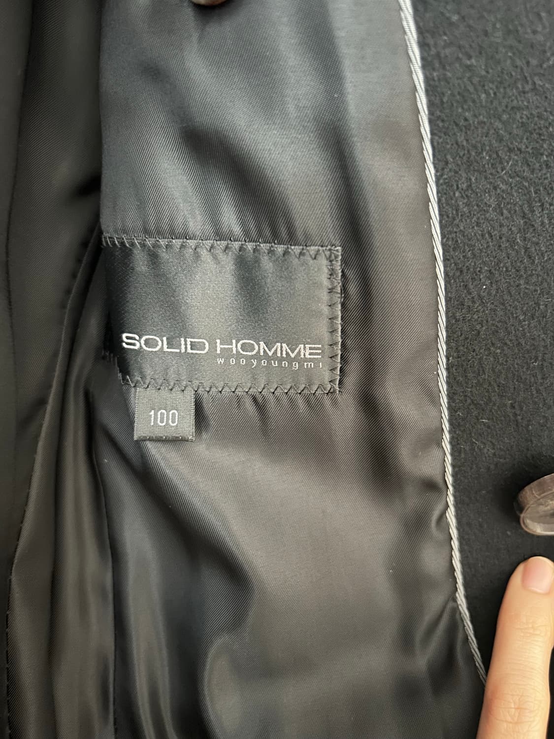 솔리드옴므 우영미 캐시미어 코트 상품이미지5