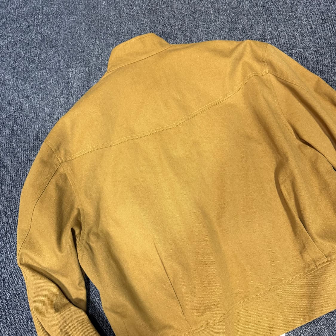 일꼬르소 하이넥 크롭 카멜 블루종 자켓 상품이미지6