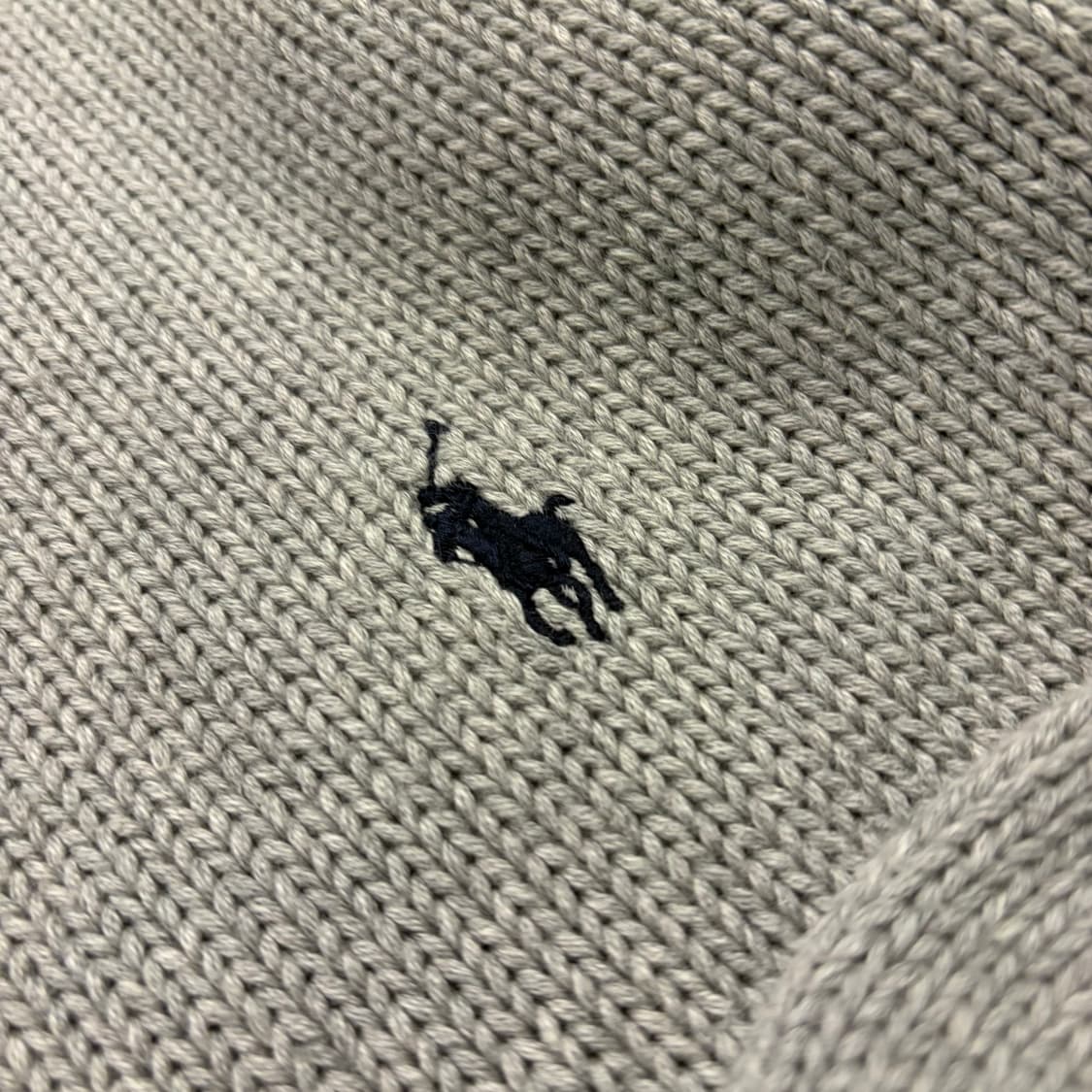 [L] 폴로 랄프로렌 코튼 니트 스웨터 그레이 B787 상품이미지4