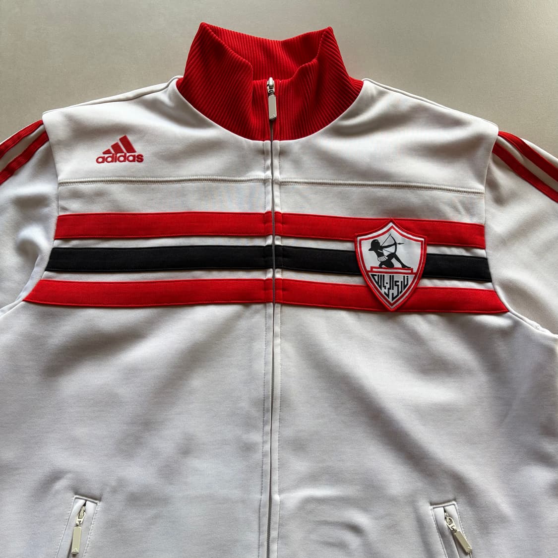 [XL]아디다스 이집트 자말렉 화이트 트랙탑 져지 상품이미지3