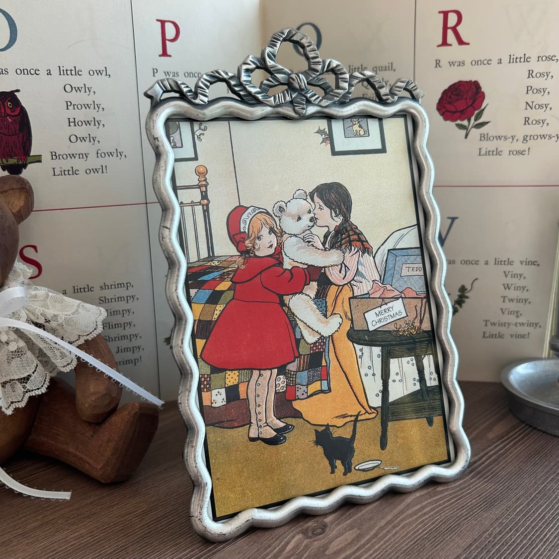 빈티지 퓨터 액자 프레임  상품이미지9