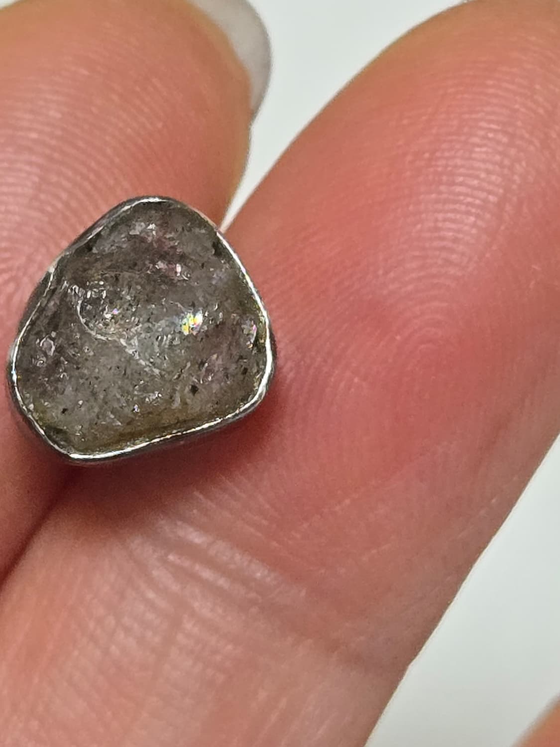 오만 침수정 러프 실버 925 귀걸이 상품이미지6